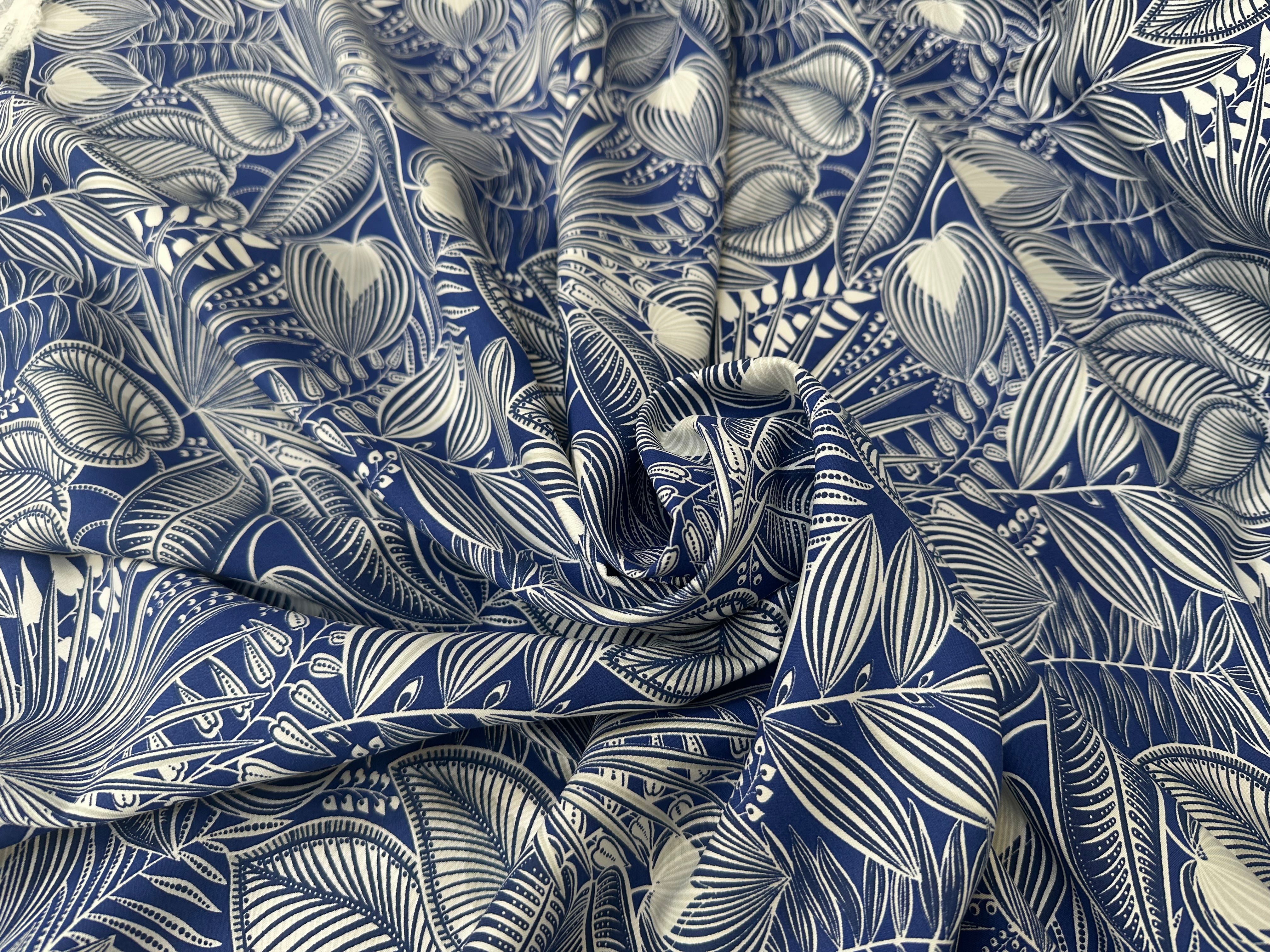 VISCOSE HEVEA BLEU OEKO-TEX - My Little Coupon
