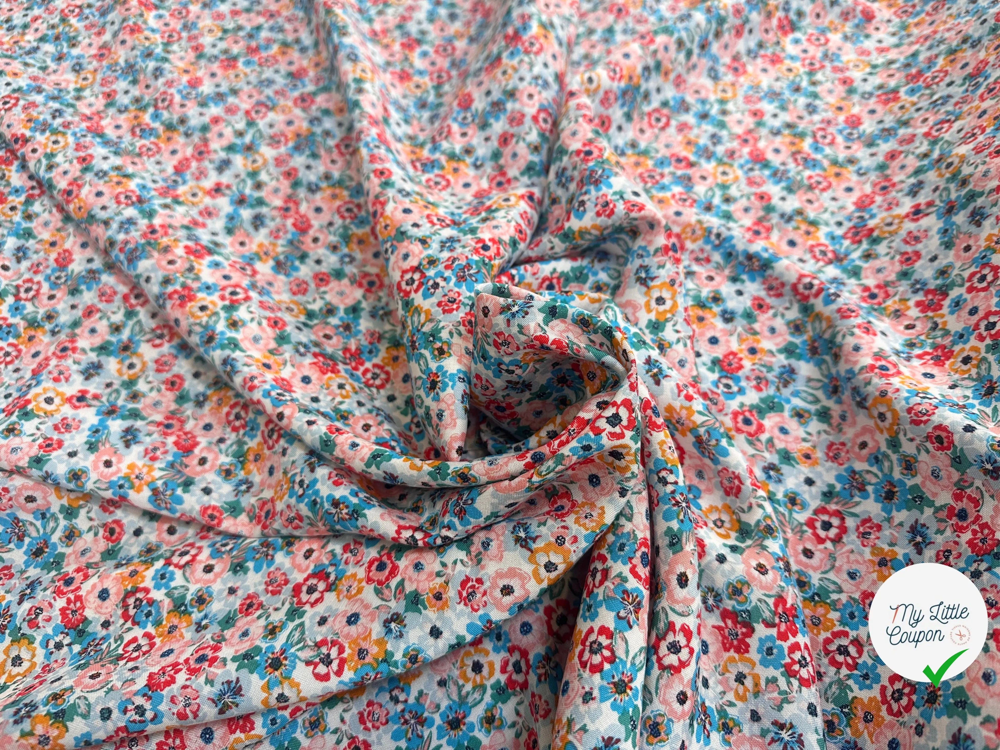VISCOSE IDYLLE CIEL OEKO-TEX - My Little Coupon