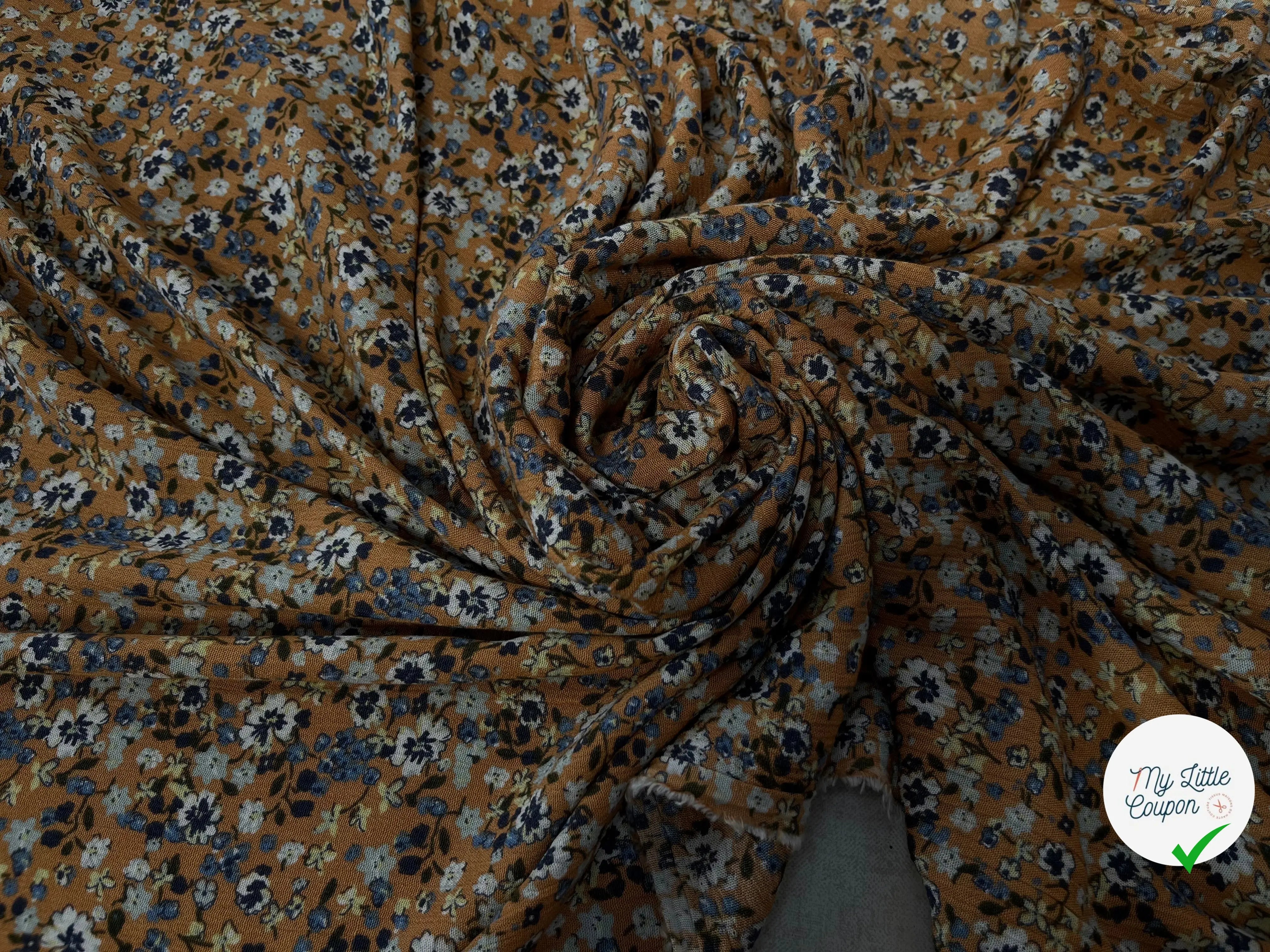 VISCOSE IMPRIMÉE PETITES FLEURS - My Little Coupon