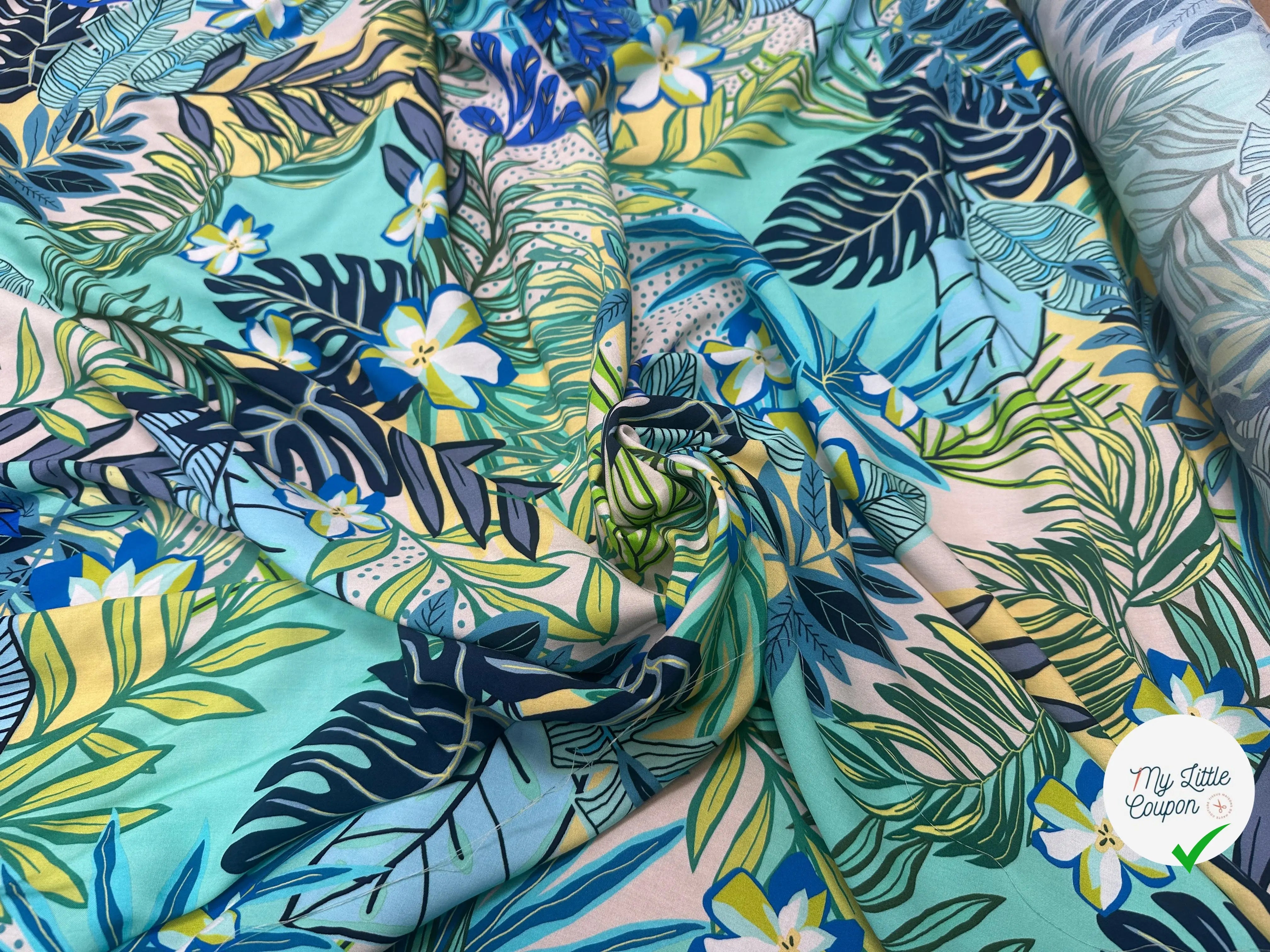 VISCOSE ITALIENNE FLORALE - My Little Coupon