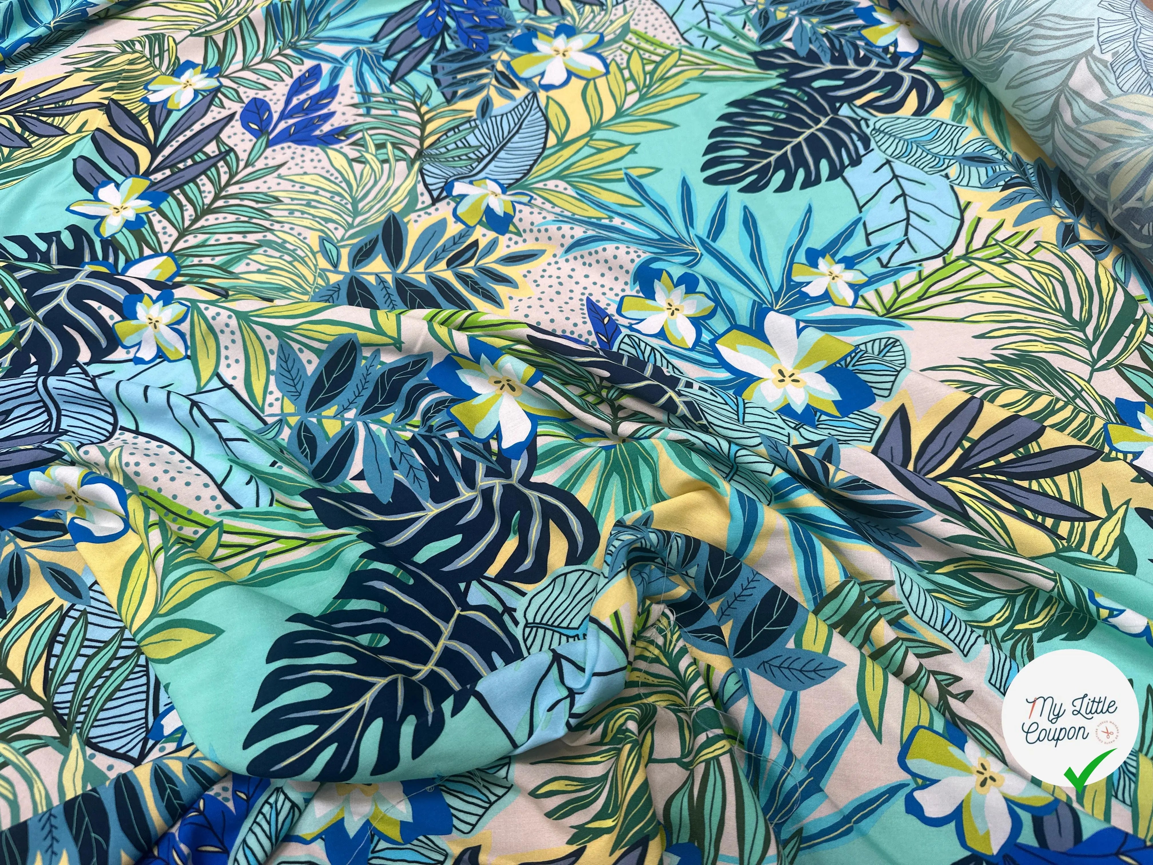 VISCOSE ITALIENNE FLORALE - My Little Coupon