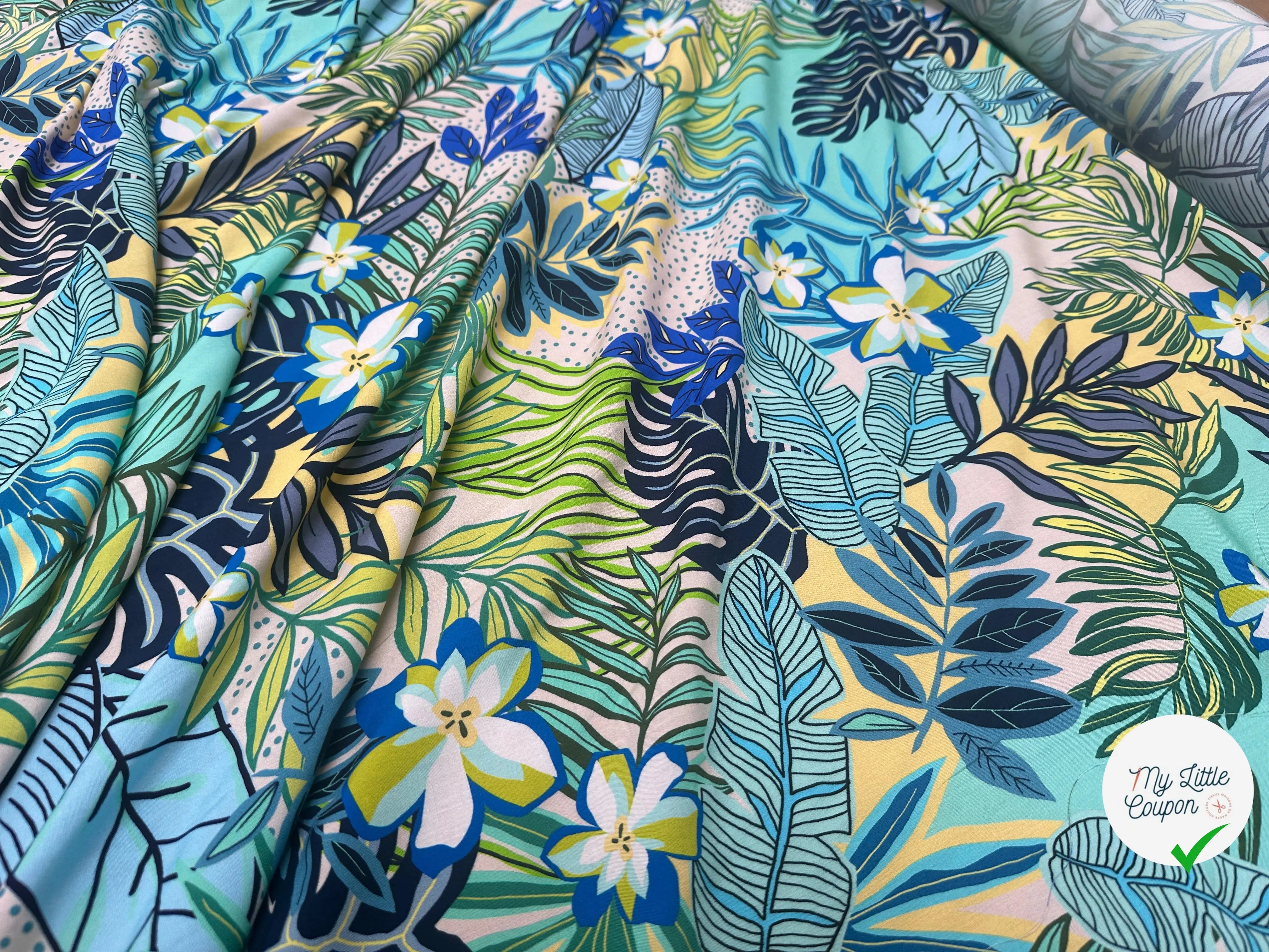 VISCOSE ITALIENNE FLORALE - My Little Coupon