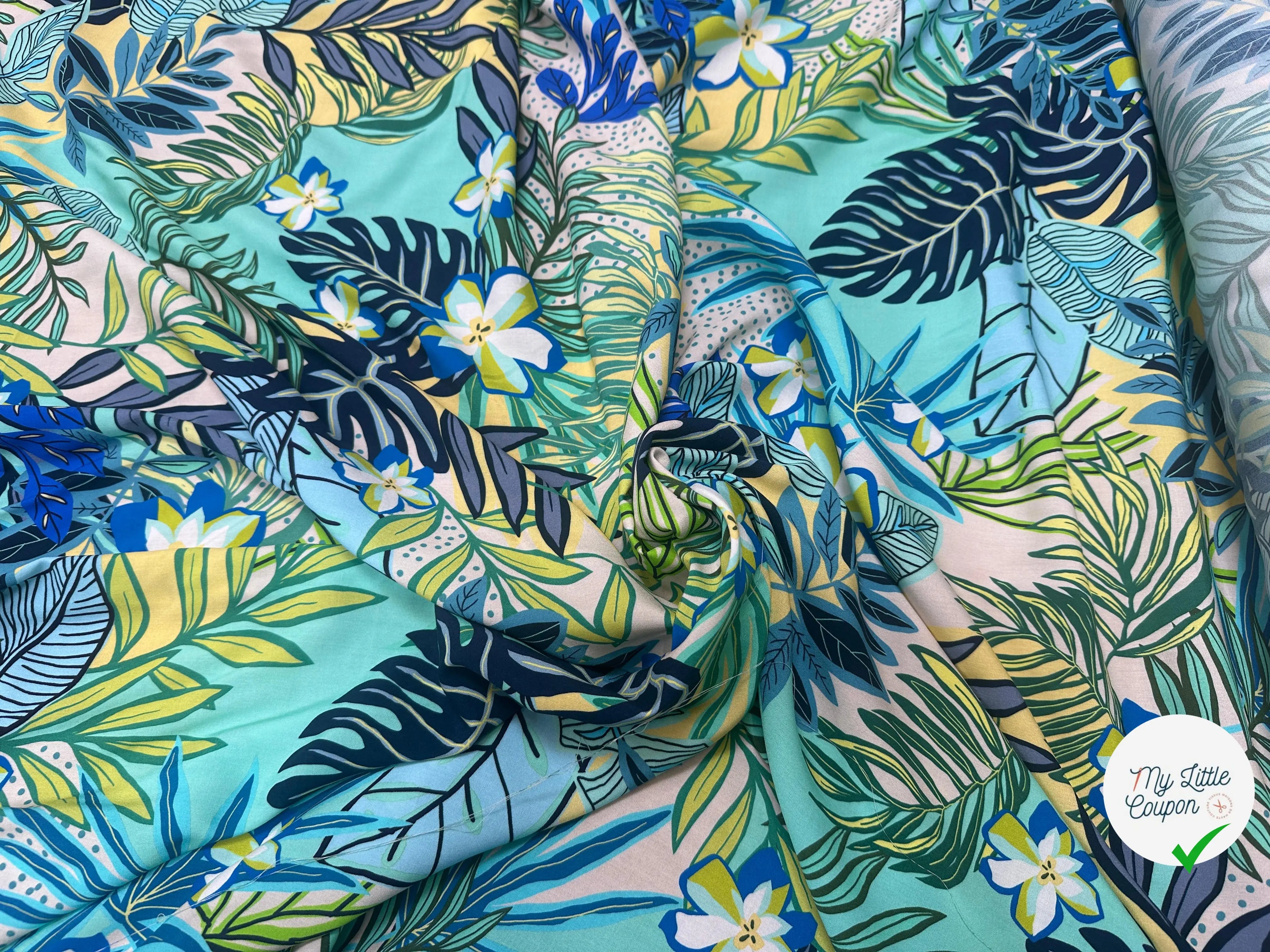 VISCOSE ITALIENNE FLORALE - My Little Coupon