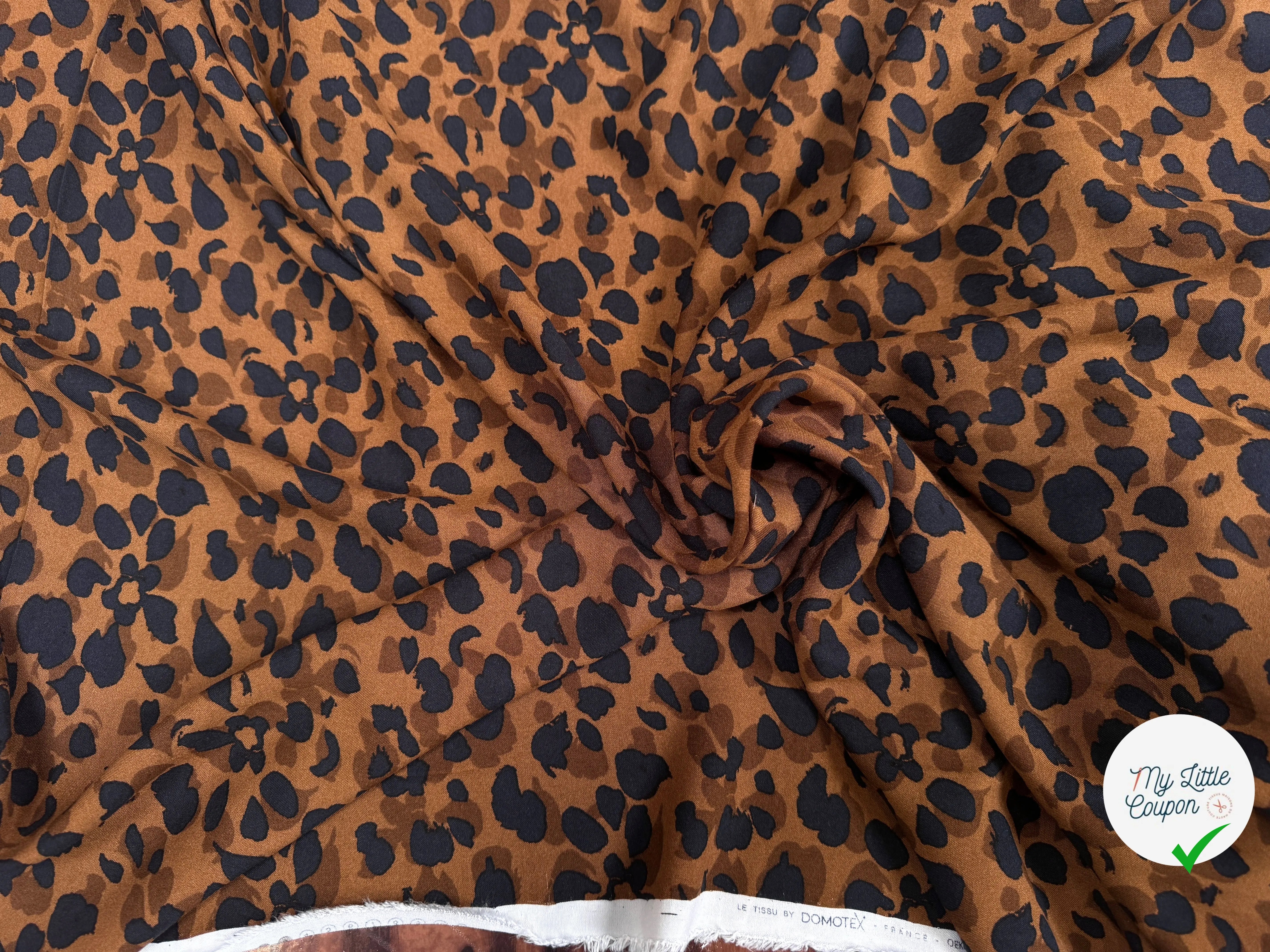 VISCOSE KODKOD MARRON / NOIR 1B Y1 150 - My Little Coupon