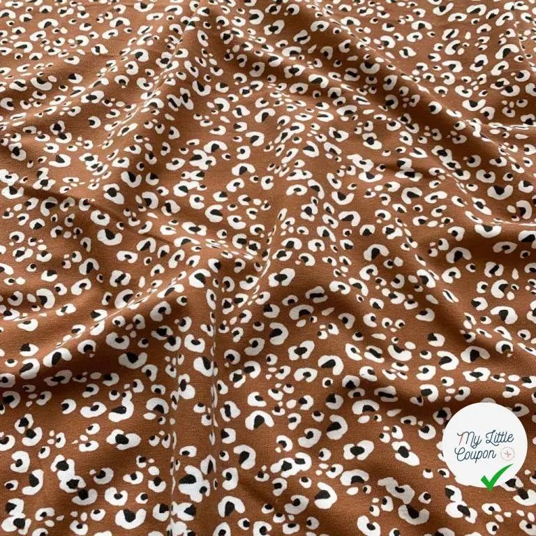 VISCOSE LEOP NOISETTE / NOIR 7B Y14X 150 - My Little Coupon