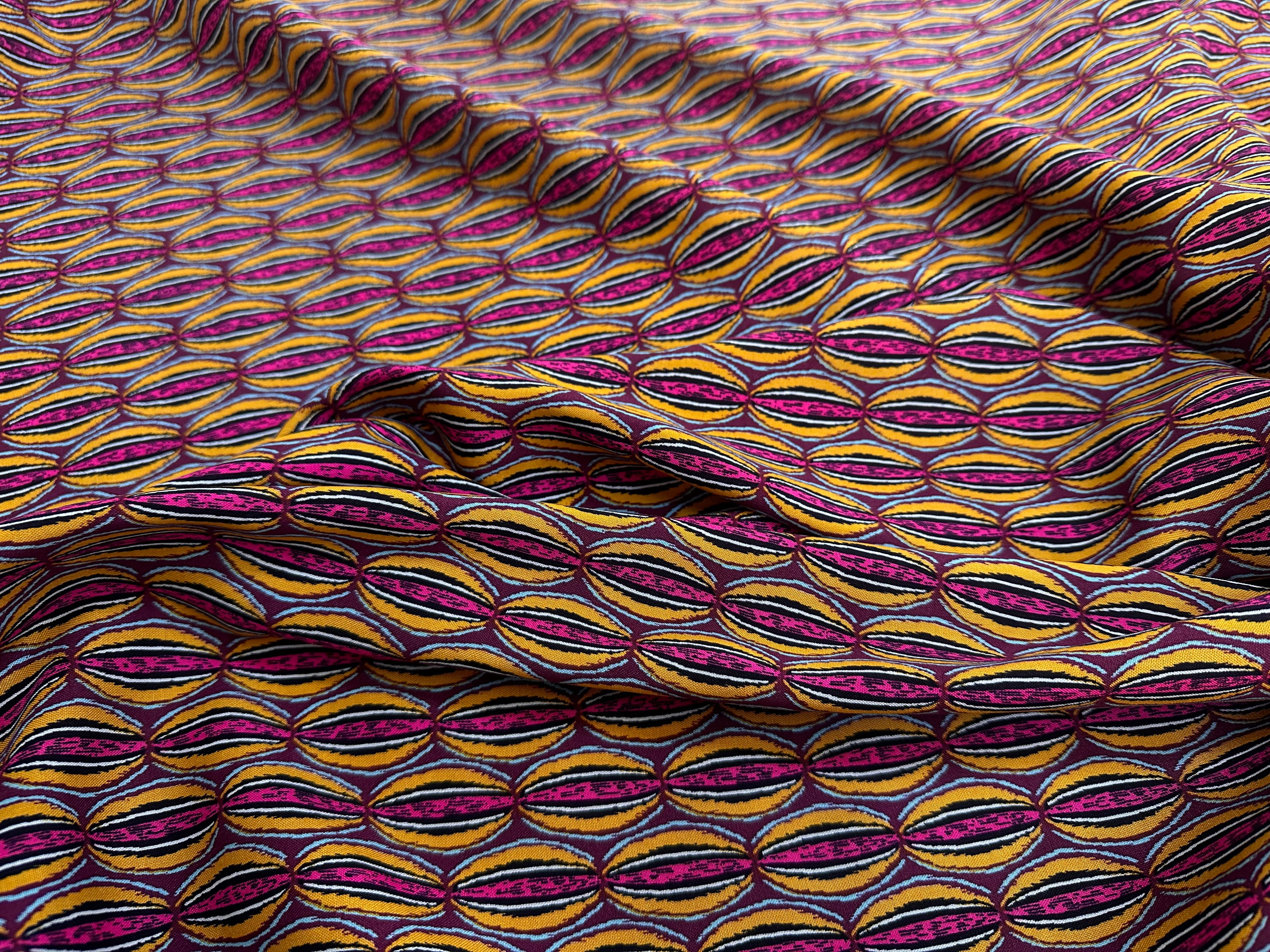 VISCOSE MANIOC PRUNE OEKO-TEX - My Little Coupon