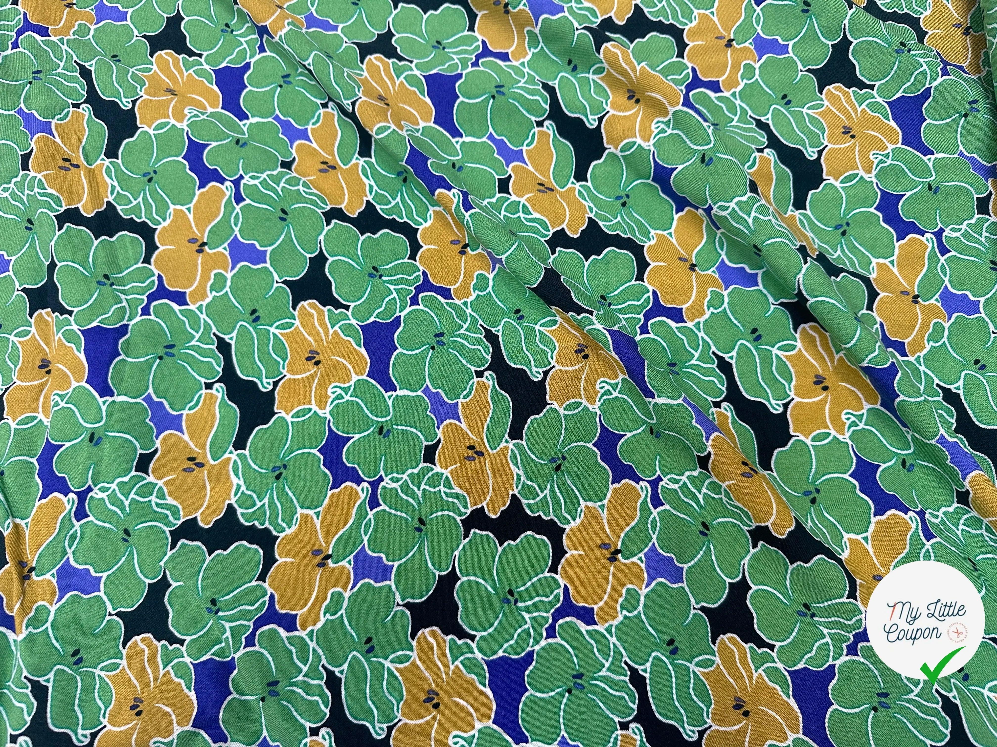 VISCOSE NELINE NOIR / VERT 1B Y17X 150 - My Little Coupon