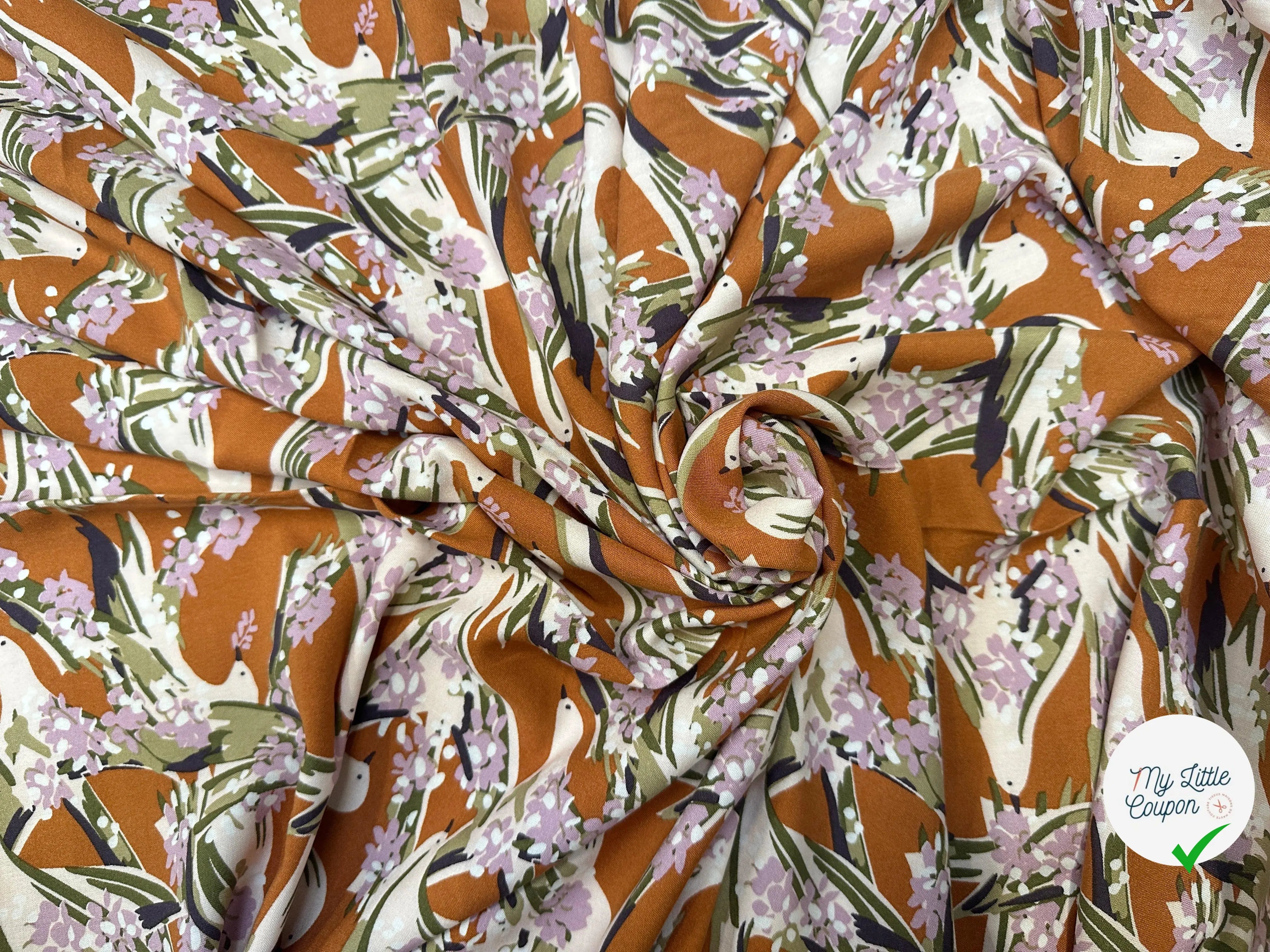 VISCOSE OIZEA MARRON / VERT1B D8X 150 - My Little Coupon