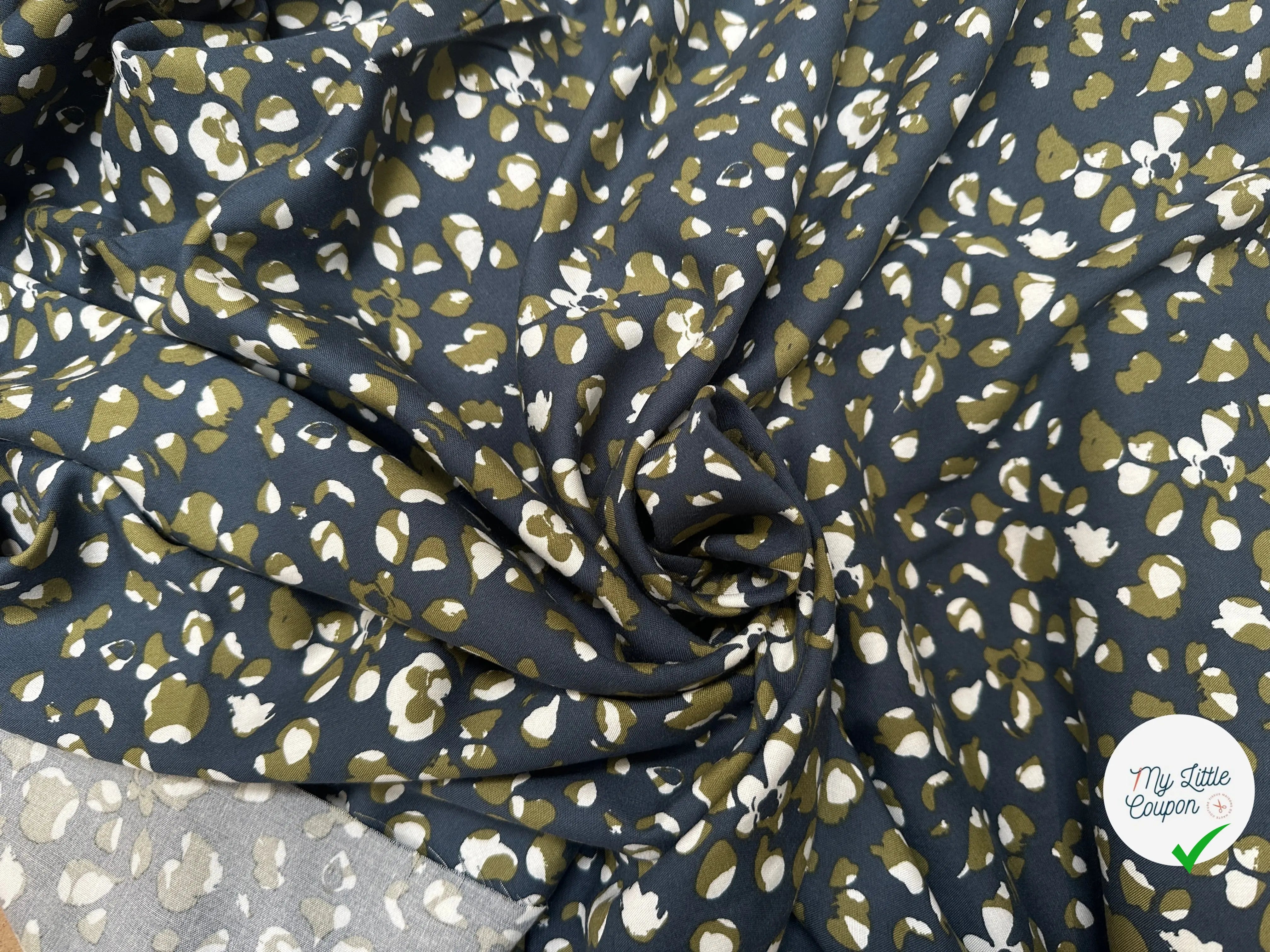 VISCOSE RELOY NUIT / KAKI FONCE 1B Y11X 150 - My Little Coupon