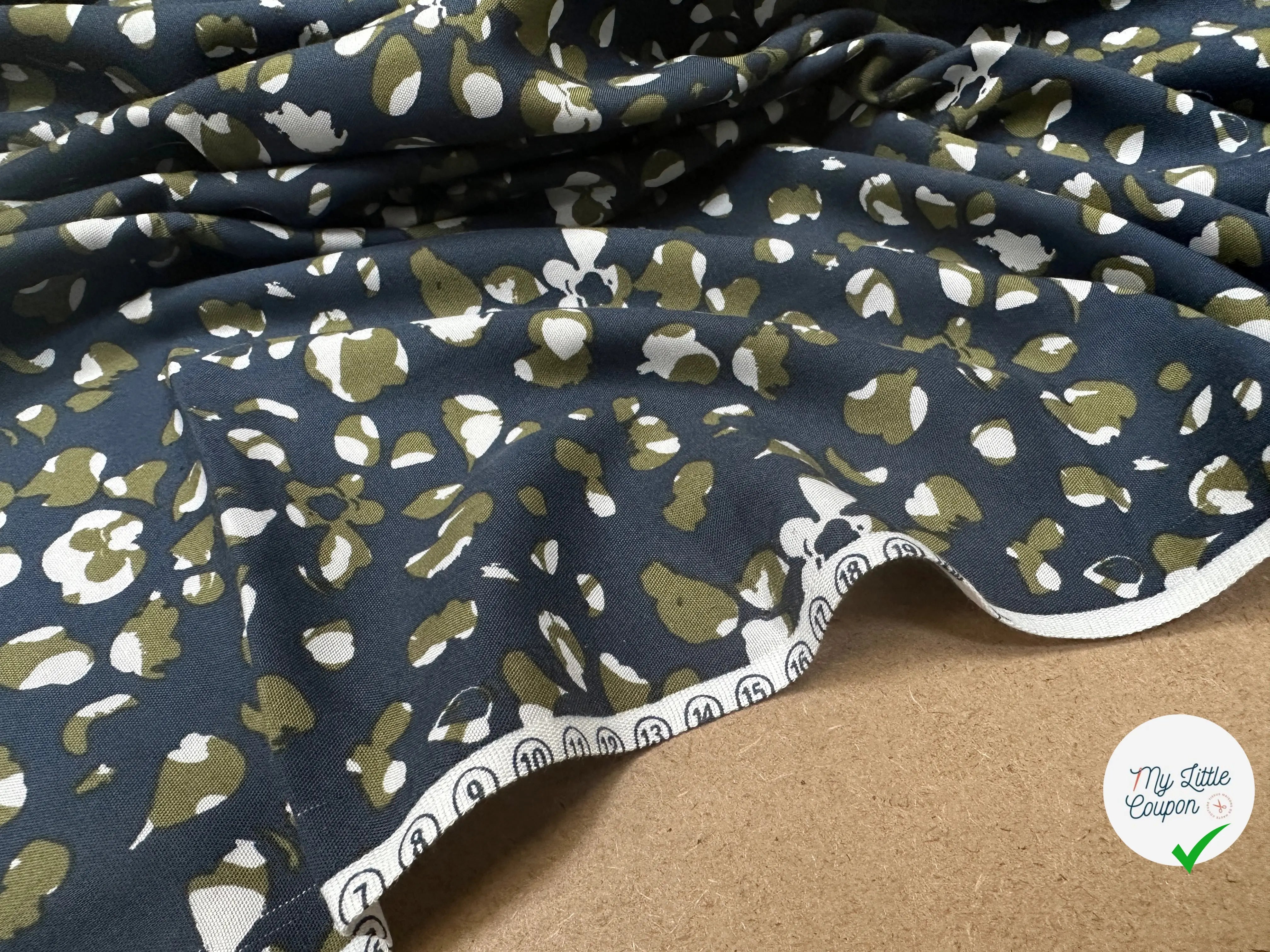VISCOSE RELOY NUIT / KAKI FONCE 1B Y11X 150 - My Little Coupon