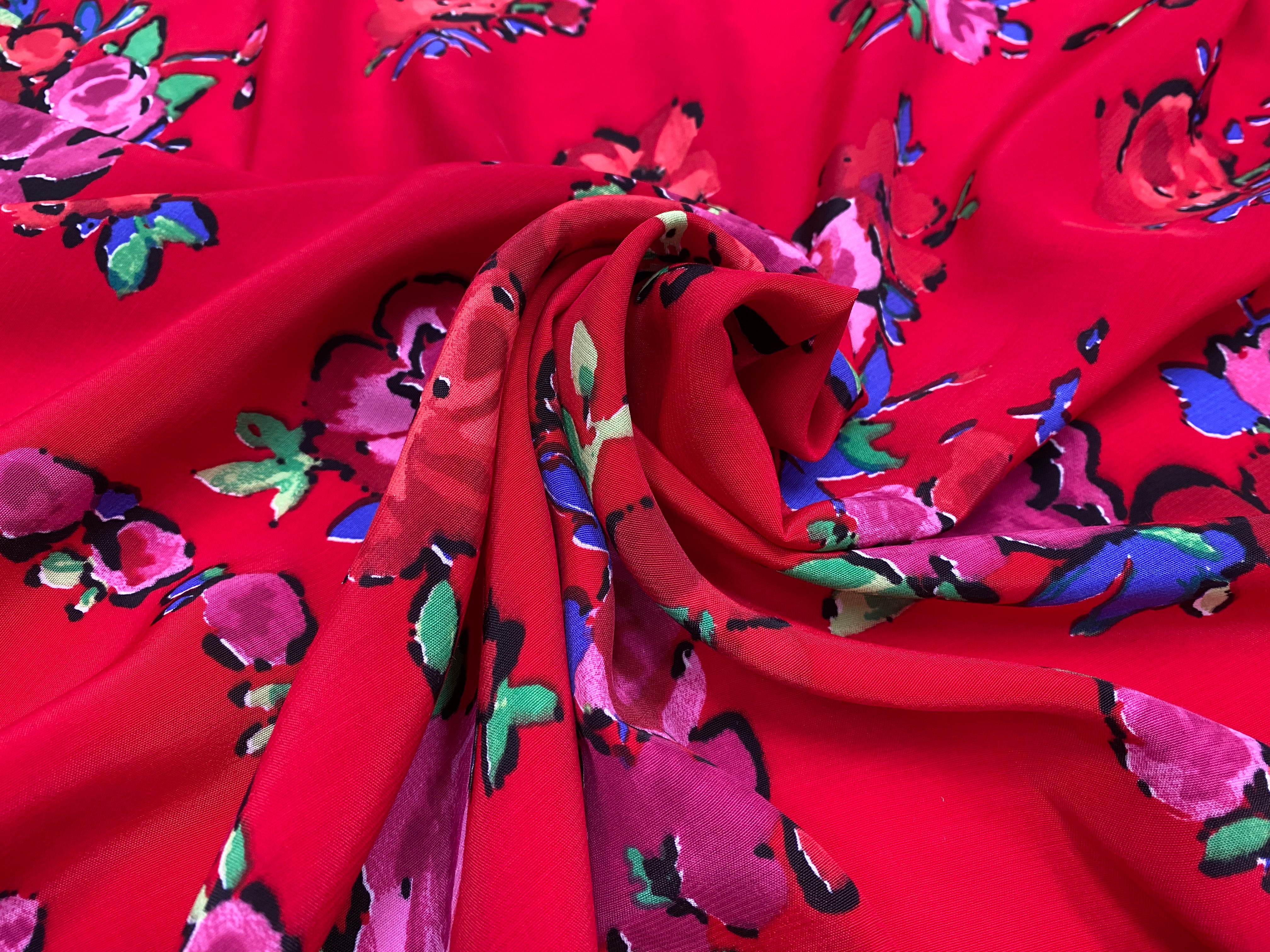 VISCOSE ROUGE DE FLEURS SUPERBEÂ - My Little Coupon