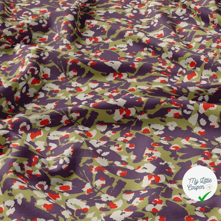 VISCOSE SAVARTY OLIVE / ROUGE 1G D5X 150 - My Little Coupon