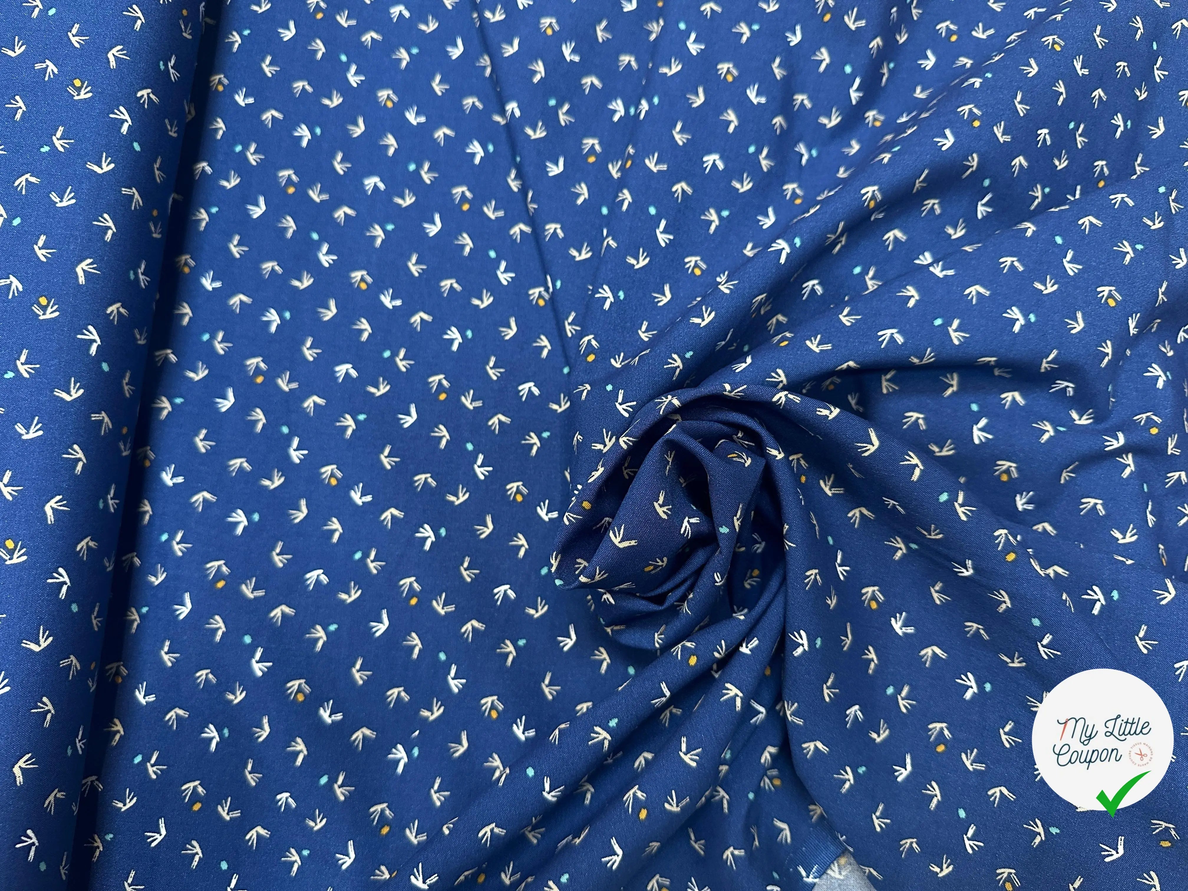 VISCOSE TISTA BLEU FONCE / SABLE 1B Y15X 150 - My Little Coupon