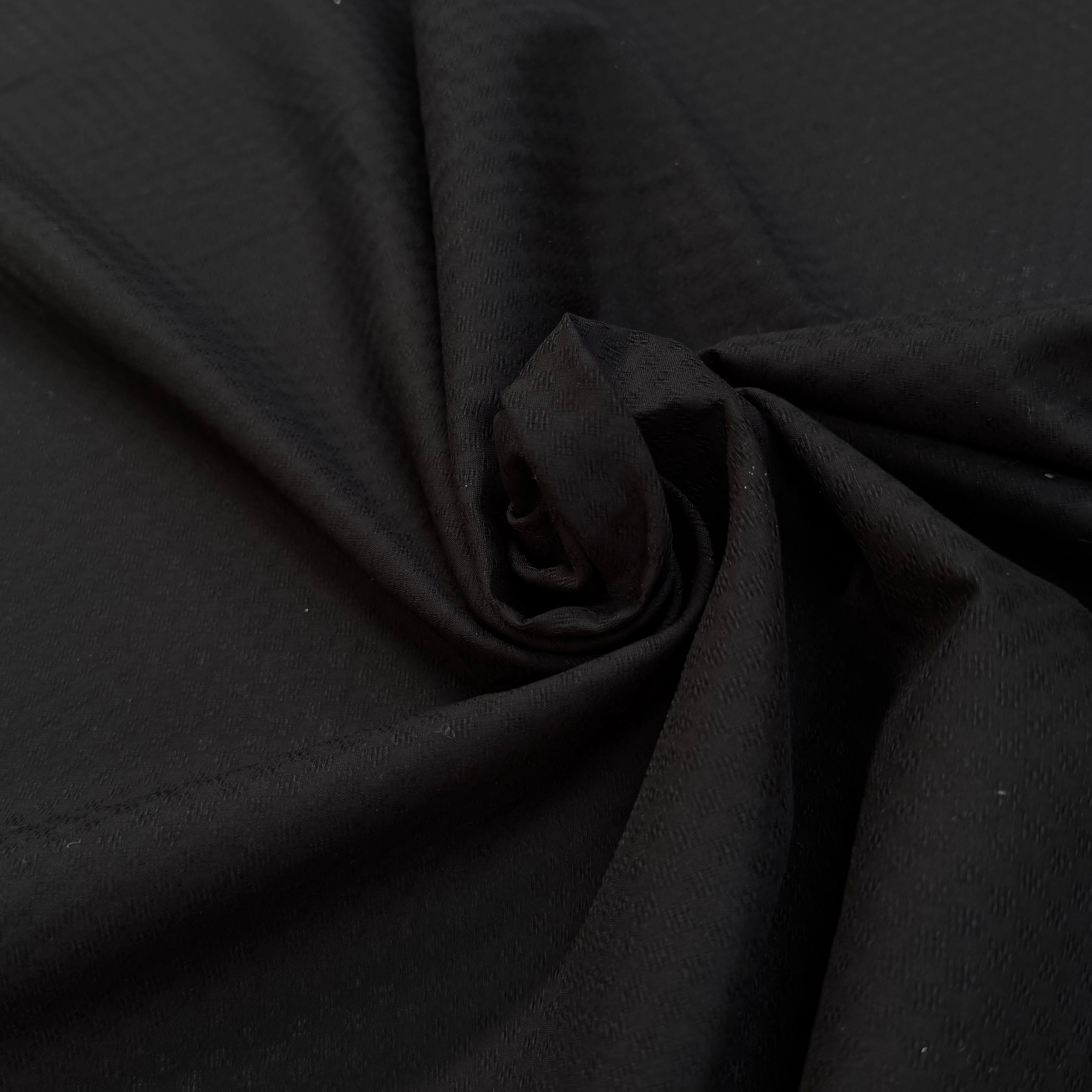 VOILE COTON TISSÉ CERCLE EN LEGER RELIEF - My Little Coupon