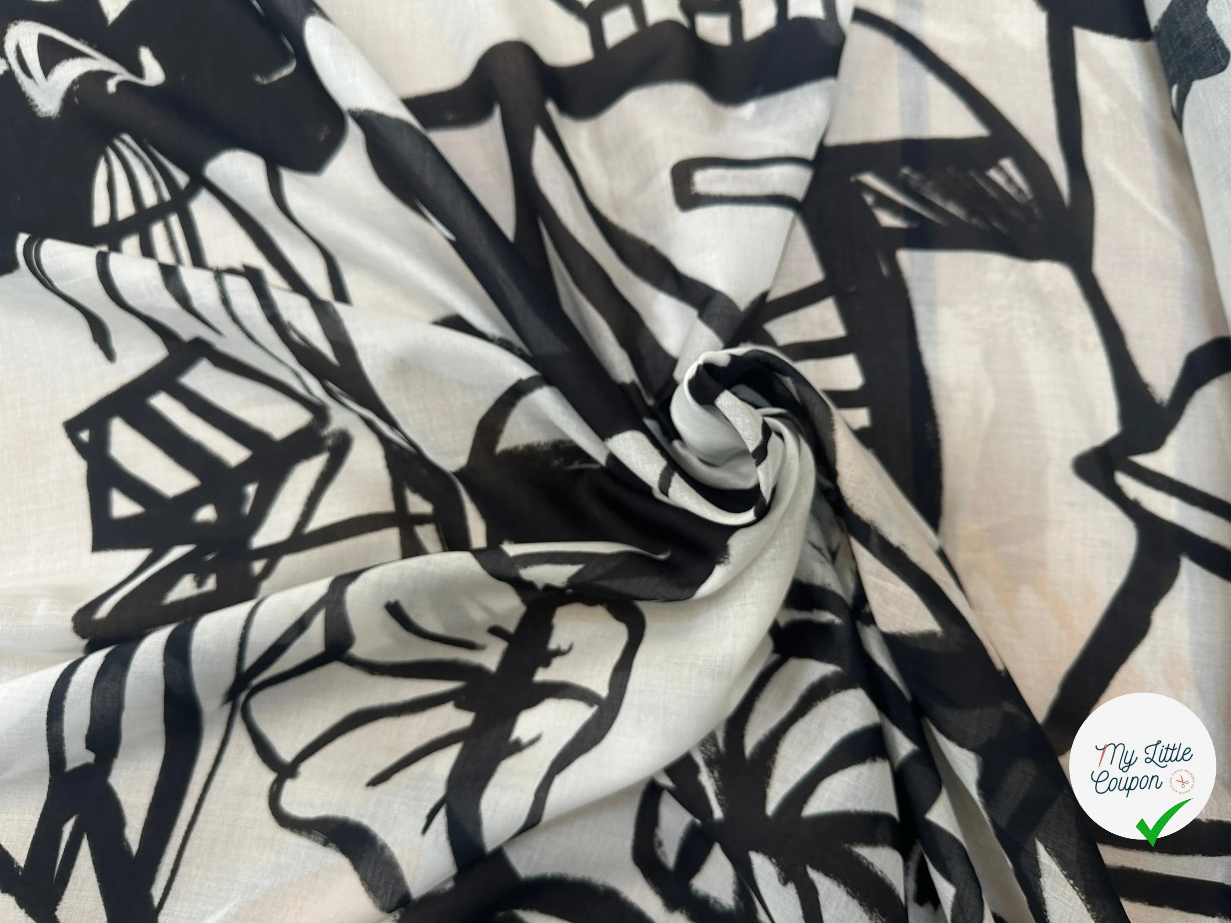 VOILE DE COTON DESSIN D'ENFANTS PRODIGEÂ - My Little Coupon