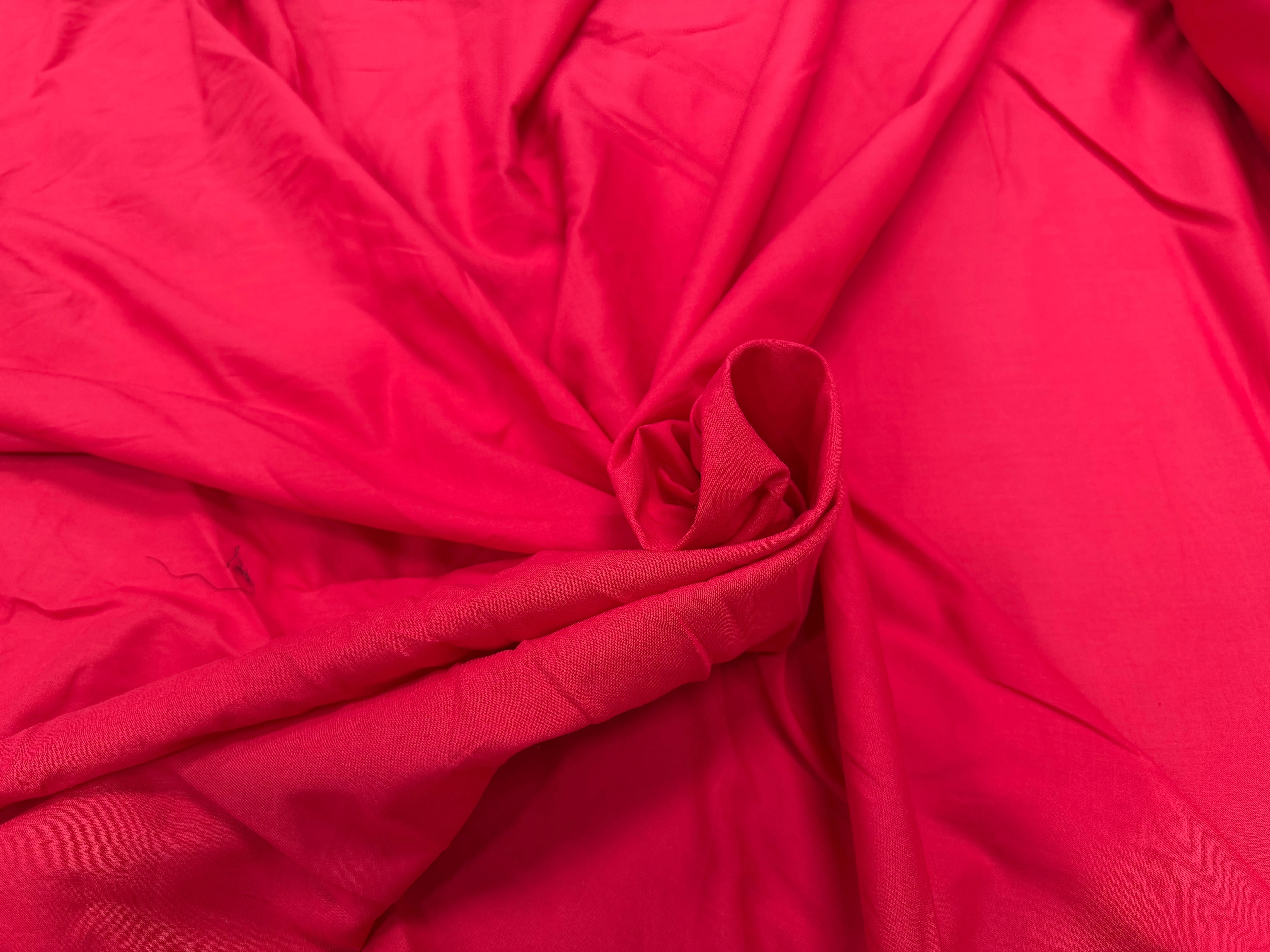 VOILE DE COTON ROUGE BELLE DENSITÉ - My Little Coupon