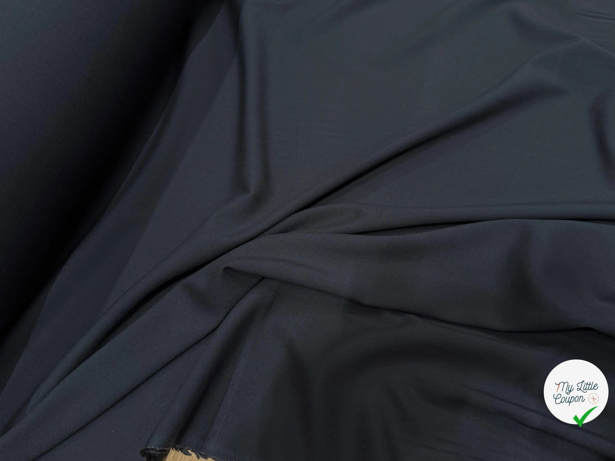 VOILE DE COTON SOUPLE ET DOUX NOIR - My Little Coupon