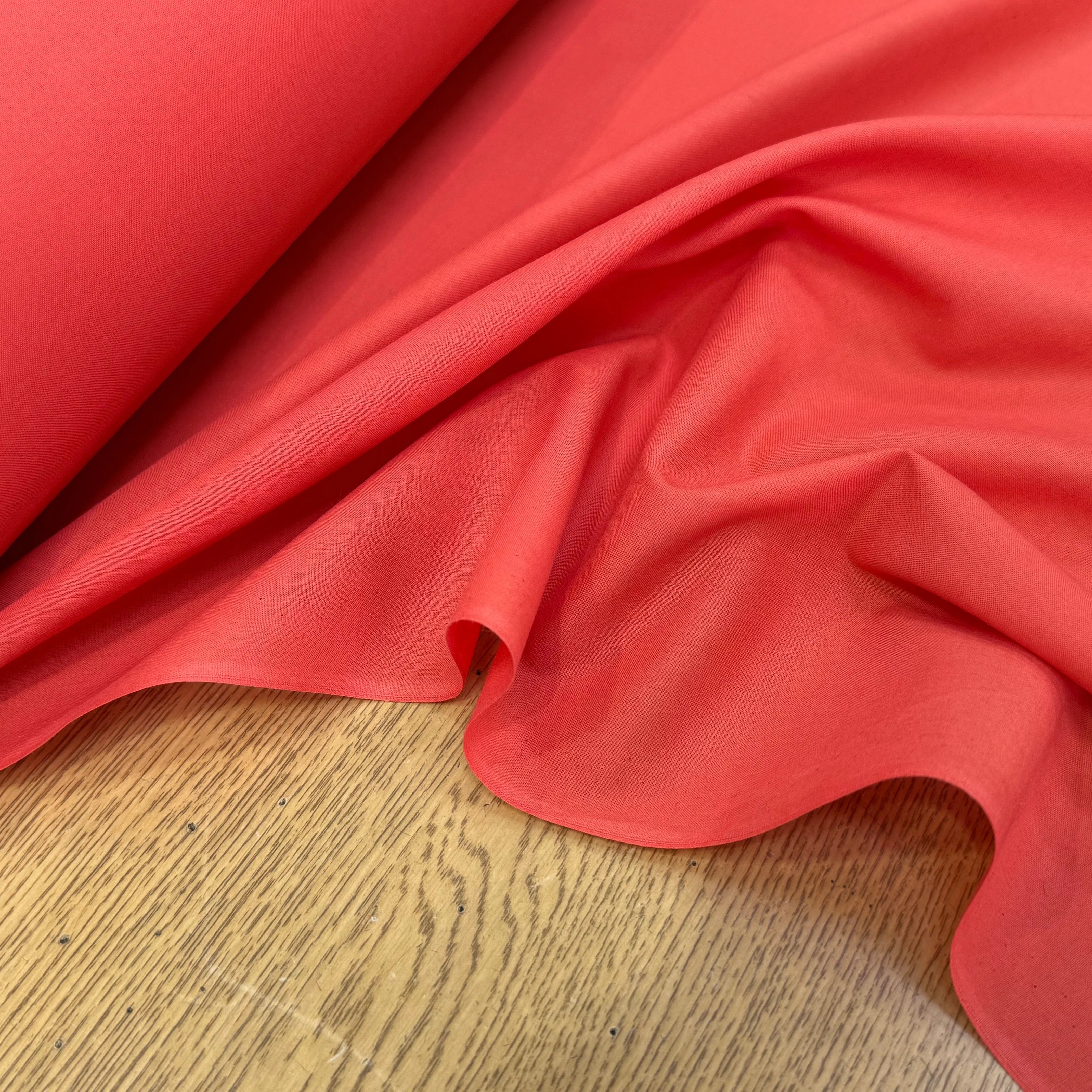 VOILE DE COTON TRÈS BEAU ORANGE - My Little Coupon