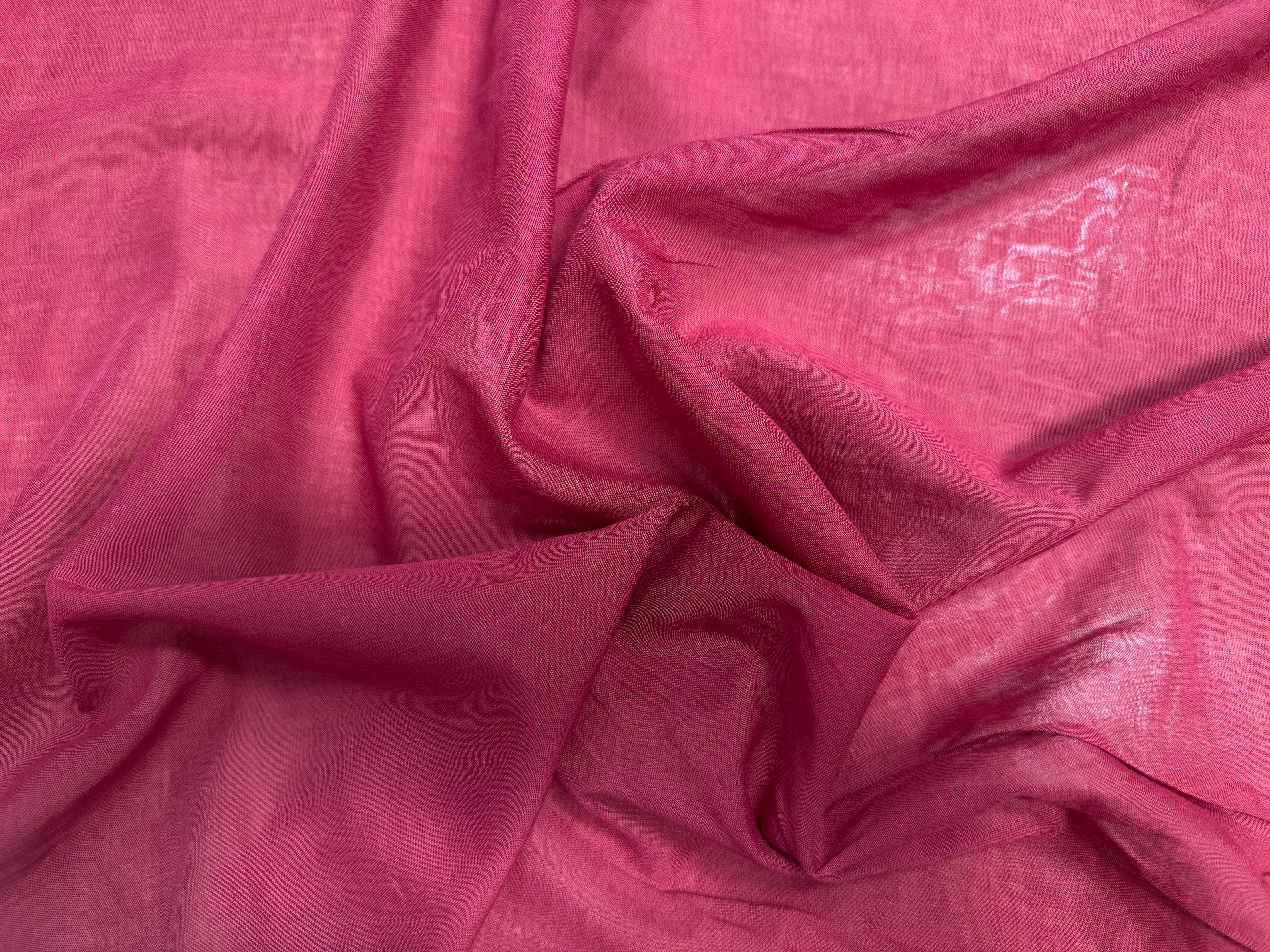 VOILE DE COTON UNI ROUGE BORDEAUX - My Little Coupon