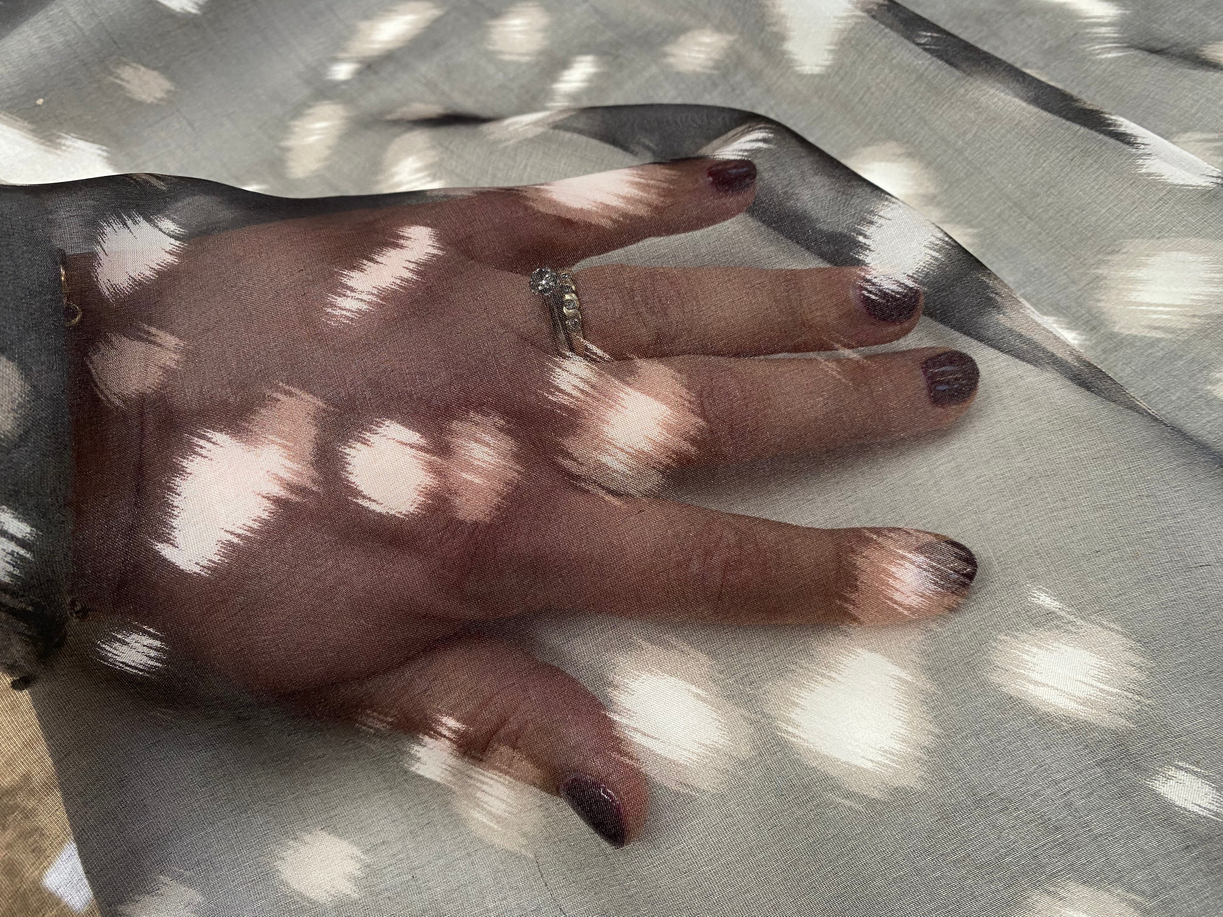 VOILE DE SOIE LEOPARD ABSTRAIT YAKOI - My Little Coupon