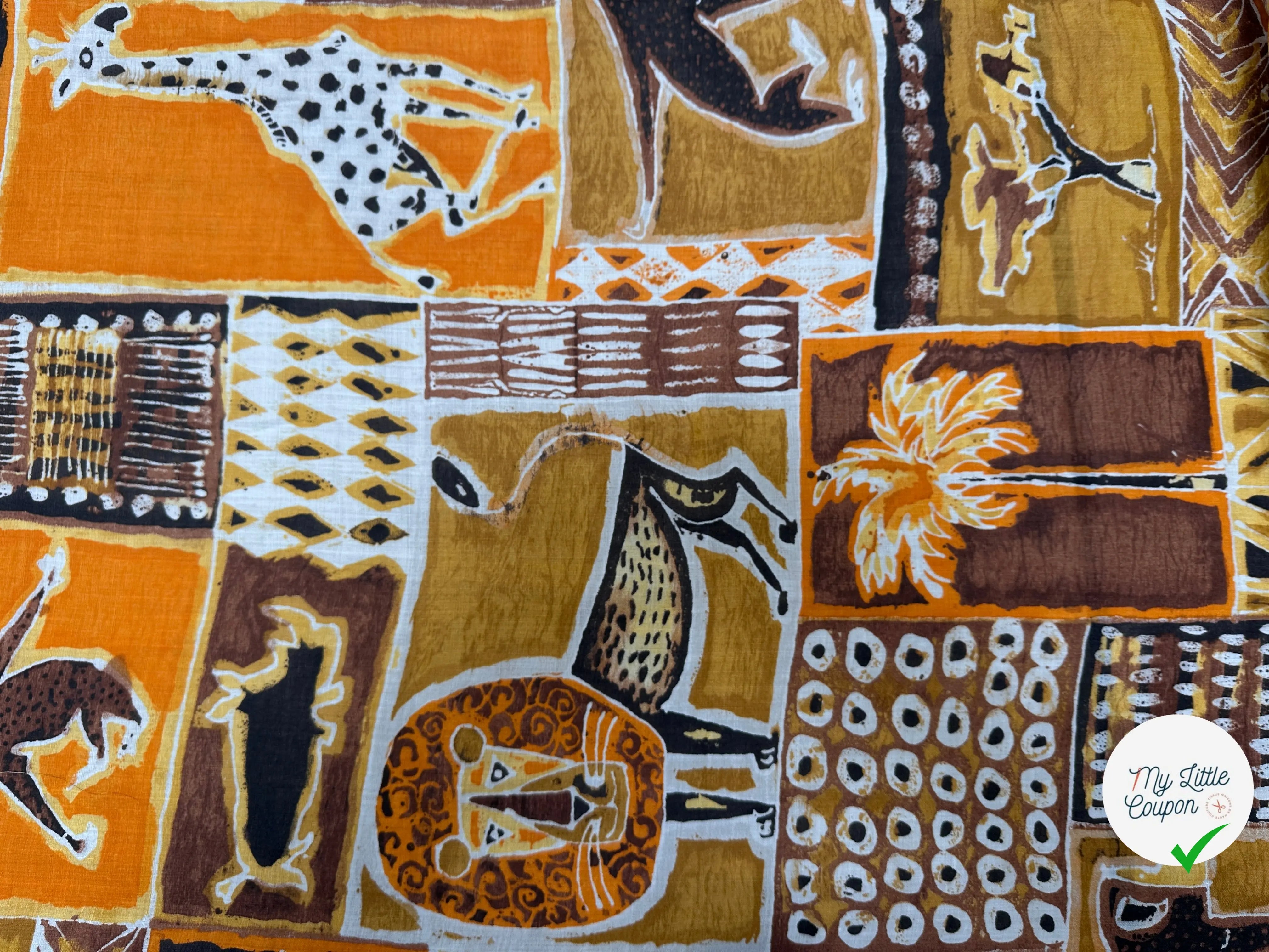 VOILE RAMIE MYKONOS WASHING TENDANCE AFRICA - My Little Coupon