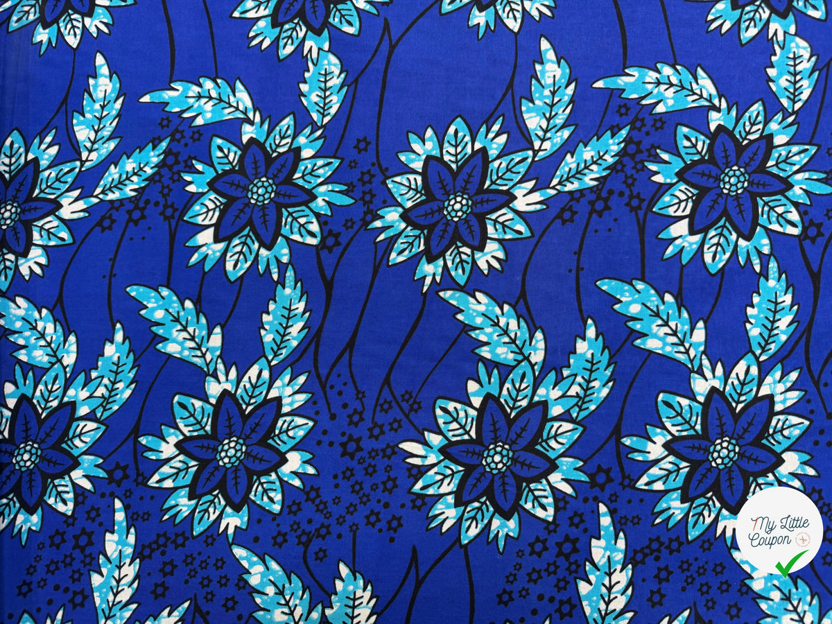 WAX COTON 82104 BLEU 112 CM - My Little Coupon