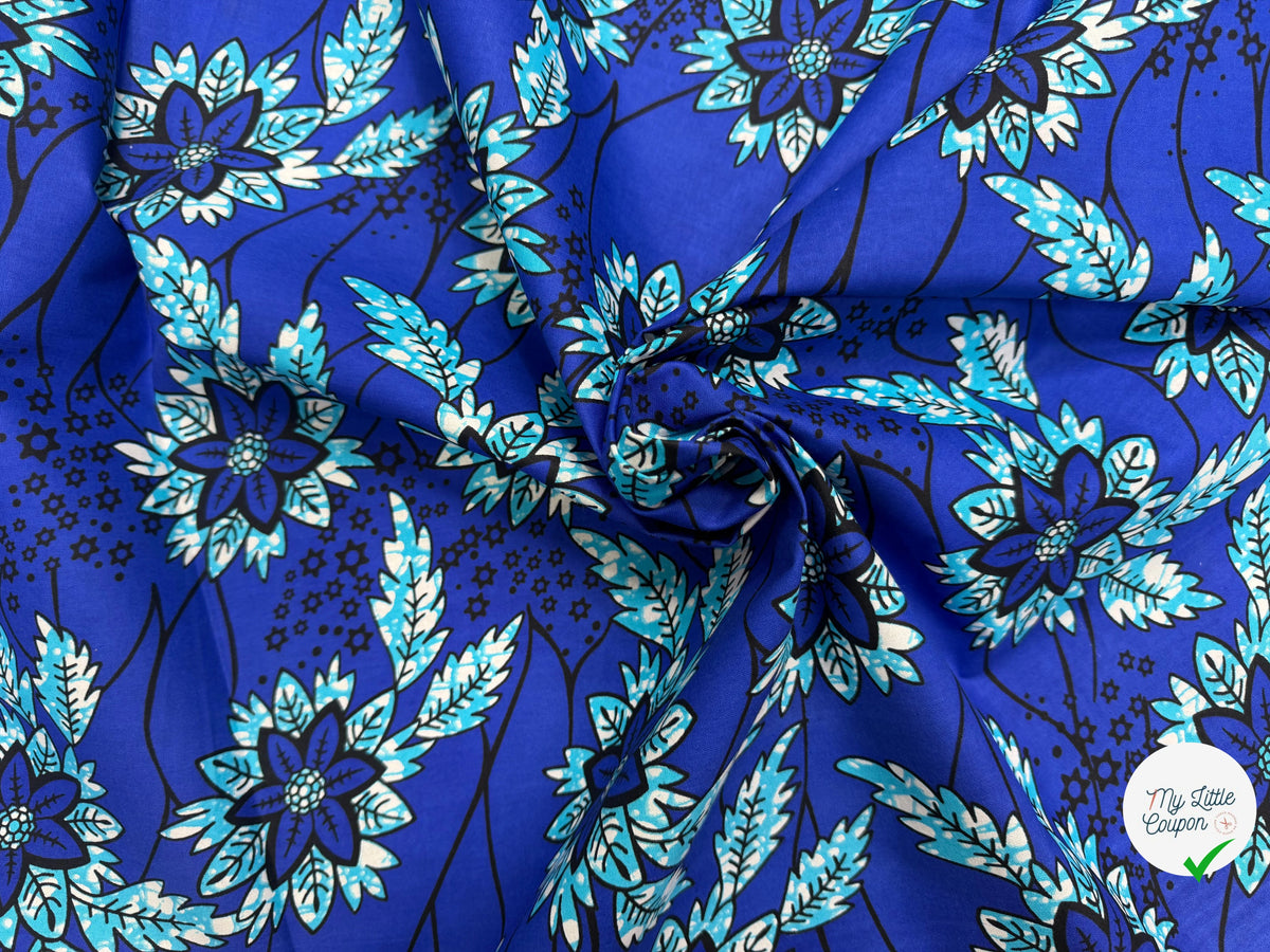 WAX COTON 82104 BLEU 112 CM - My Little Coupon