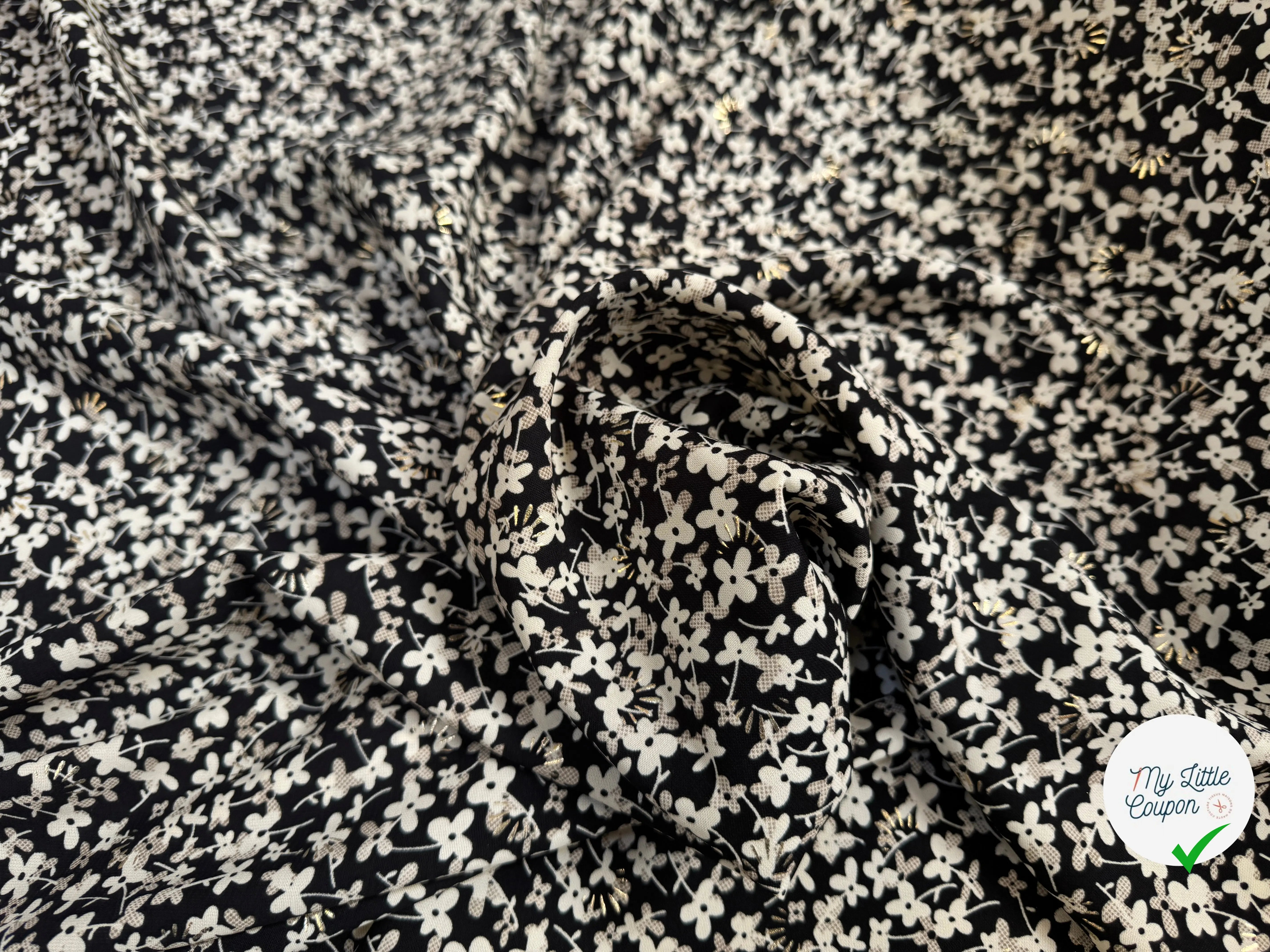 WOOLPEACH FLEURS REFLET DORÉ - My Little Coupon