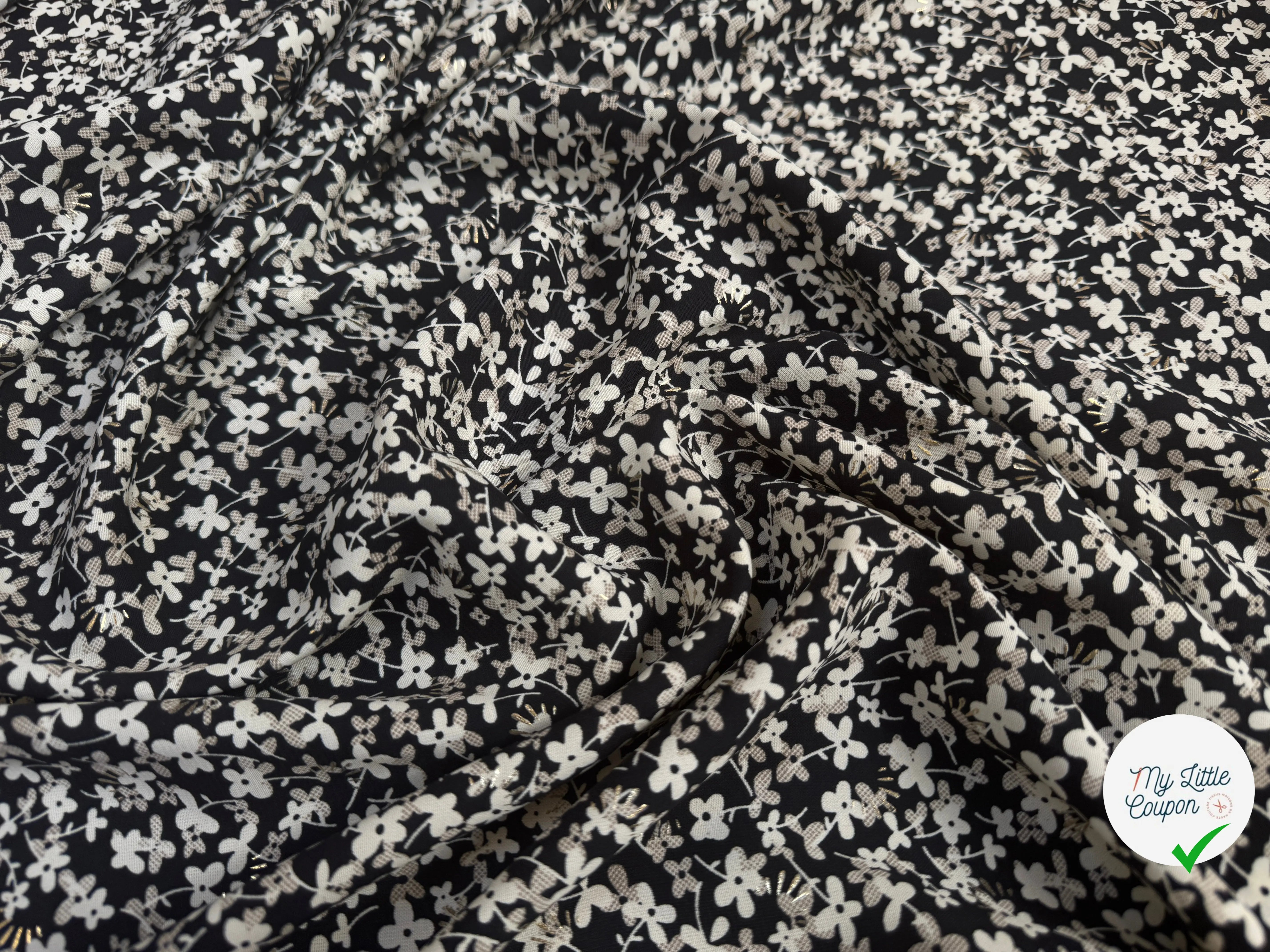 WOOLPEACH FLEURS REFLET DORÉ - My Little Coupon