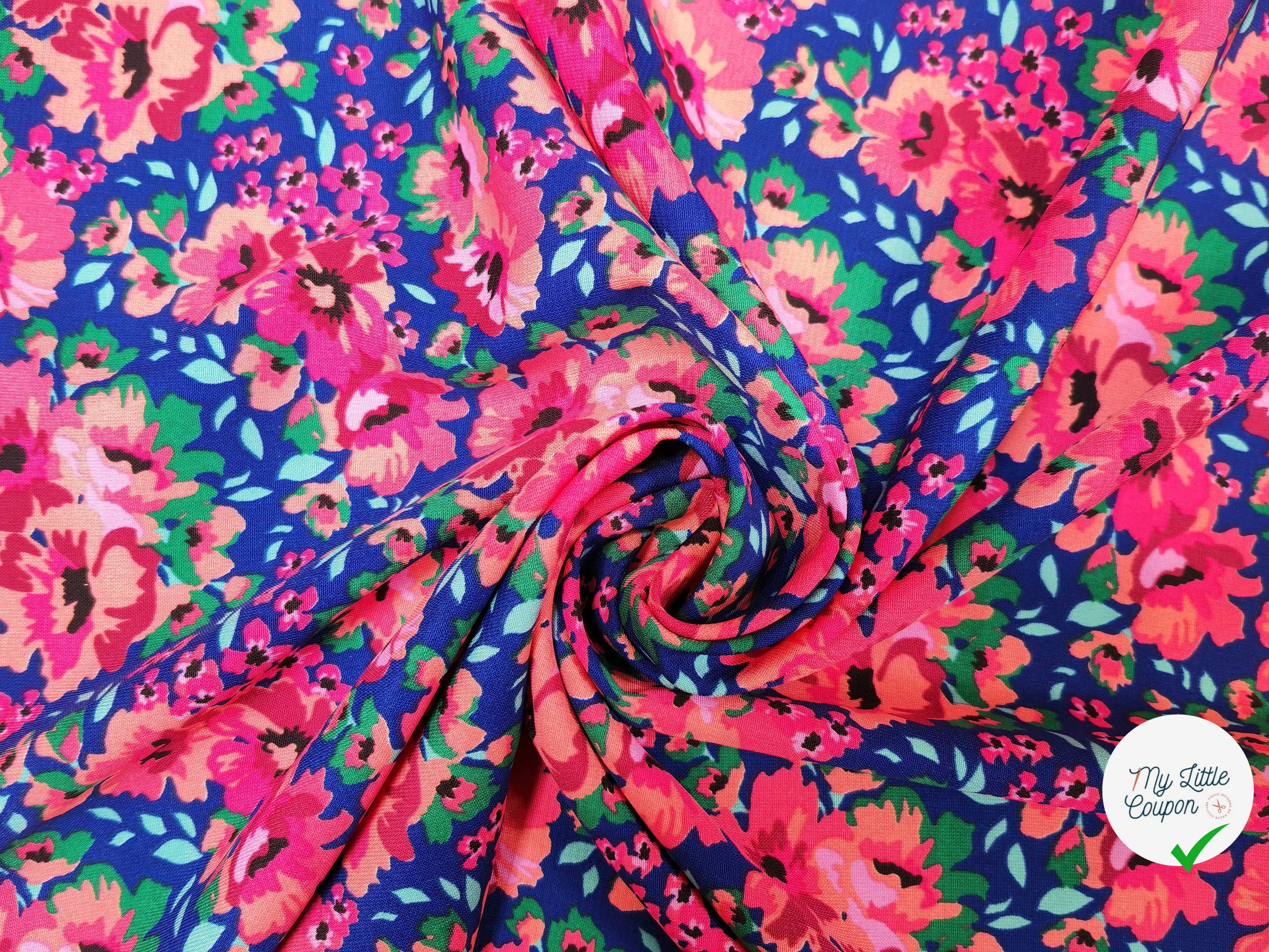 WOOLPEACH GROSSE FLEURS STYLE PEINTURE AMBIANCE FROIDE - My Little Coupon