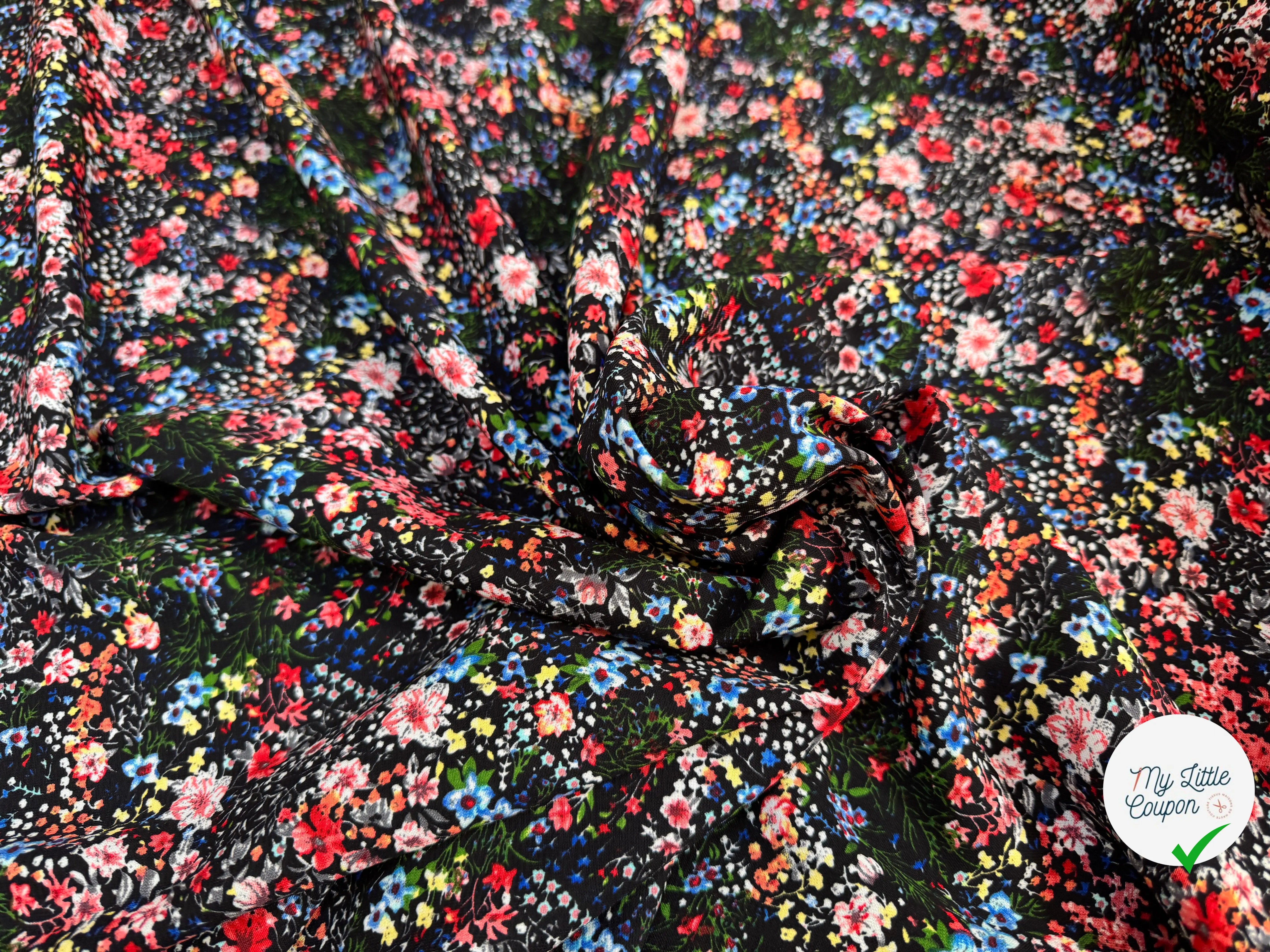 WOOLPEACH MONDE FLEURI ROSE & BLEU - My Little Coupon