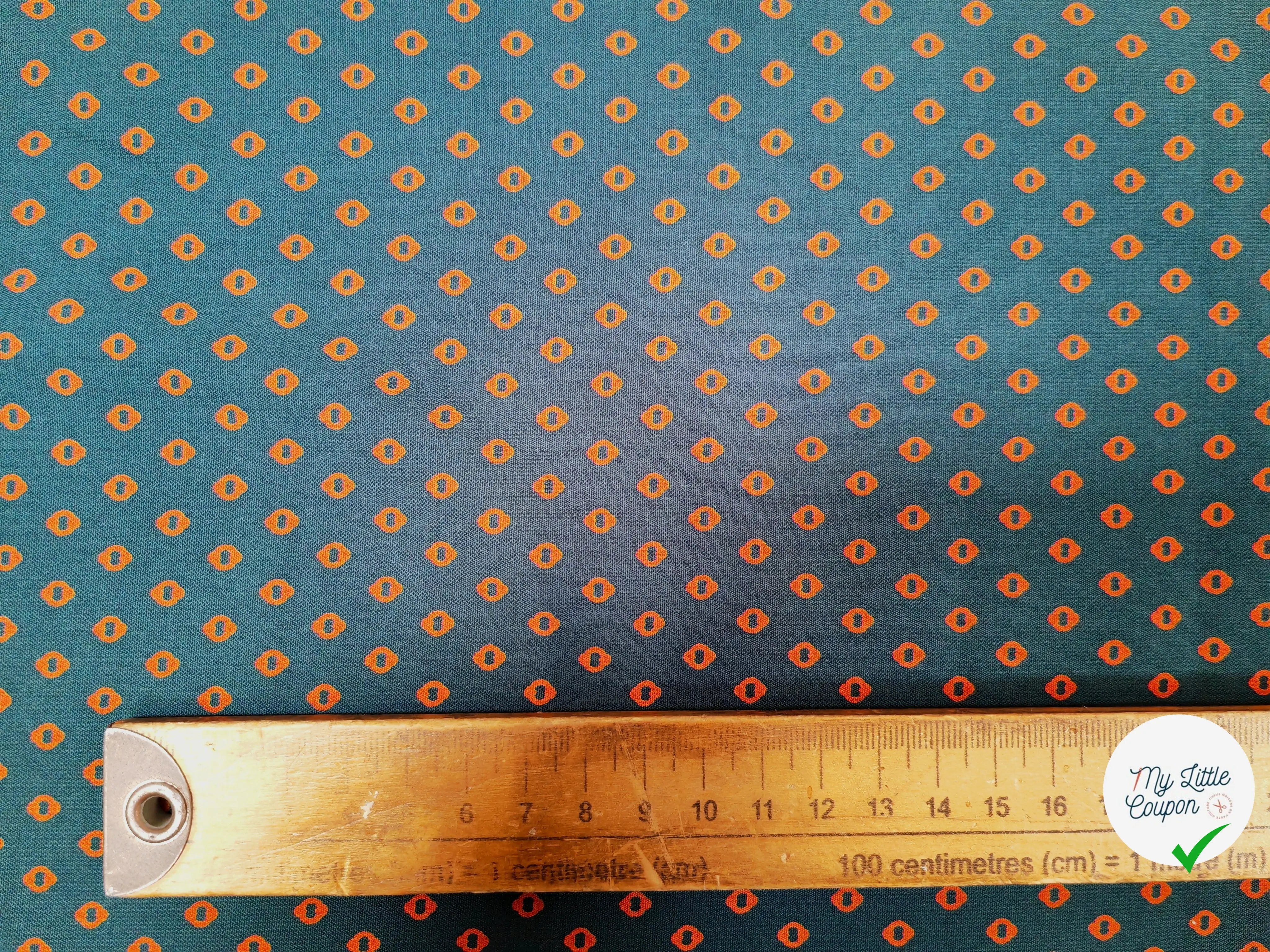 WOOLPEACH PTITE OEIL ORANGE FOND VERT FONCÉ - My Little Coupon