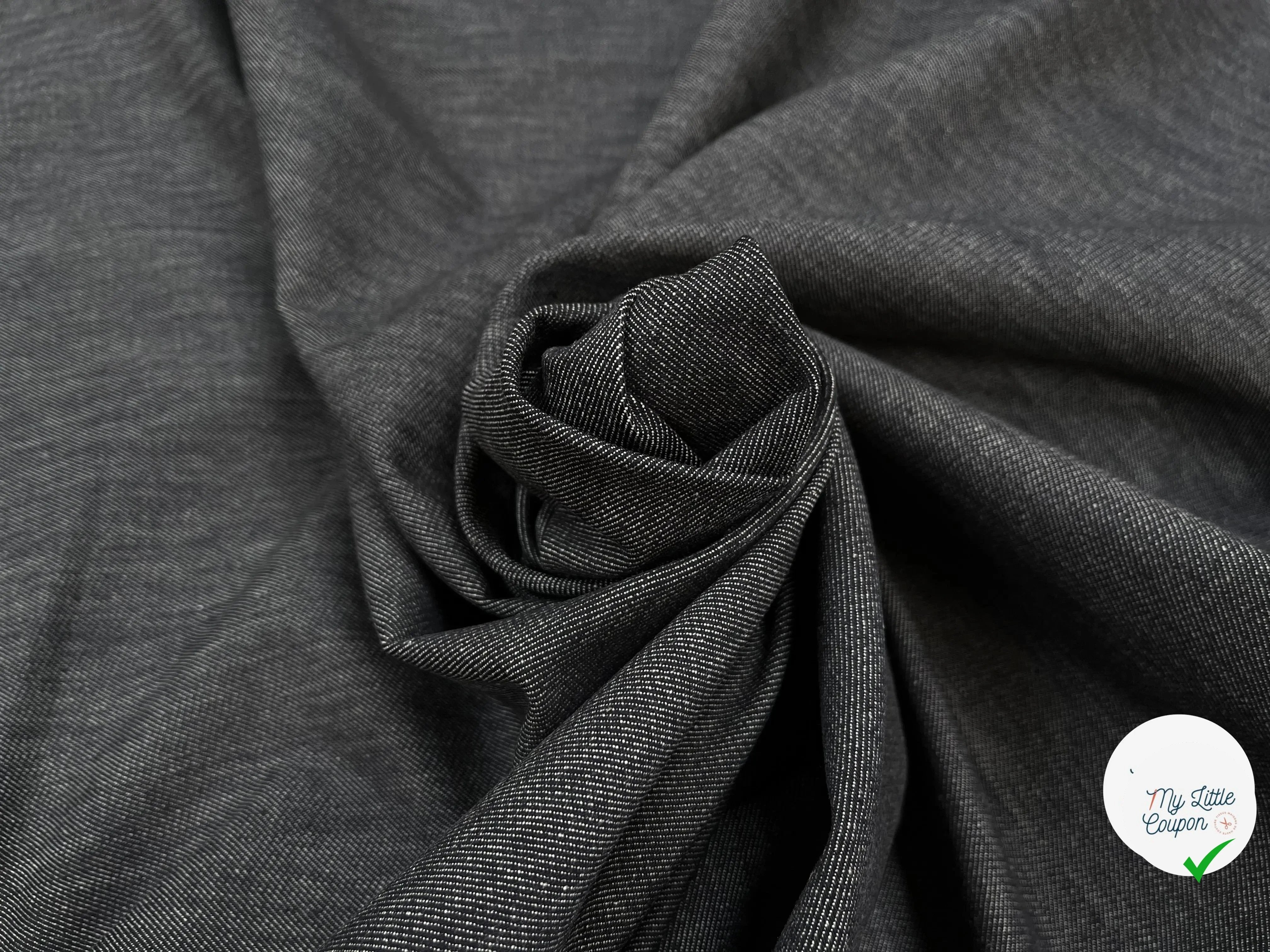 DENIM STRETCH GRIS ANTRHACITE - My Little Coupon