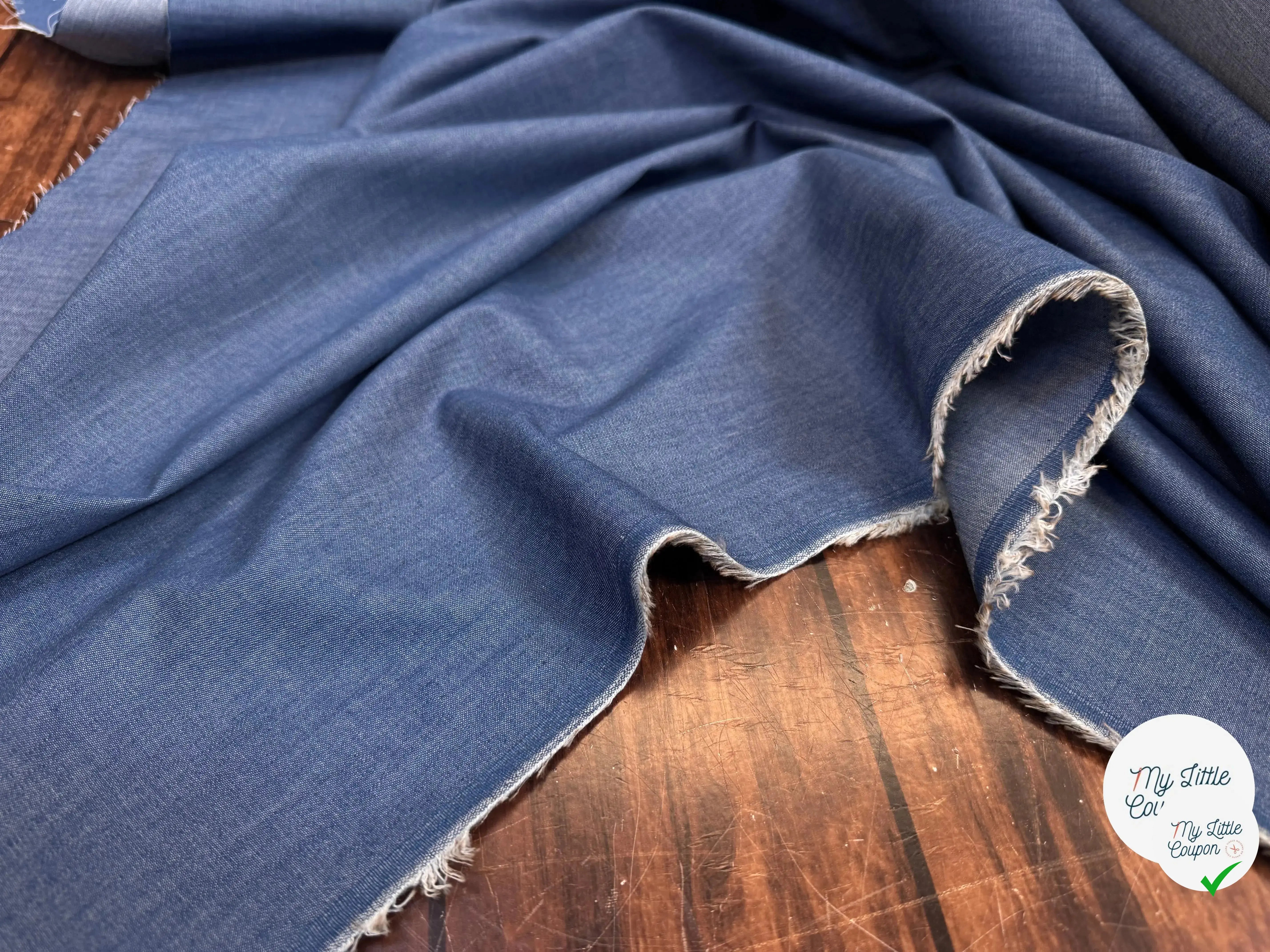 JEAN CHAMBRAY LAVÉ UNI 4806/7 - My Little Coupon