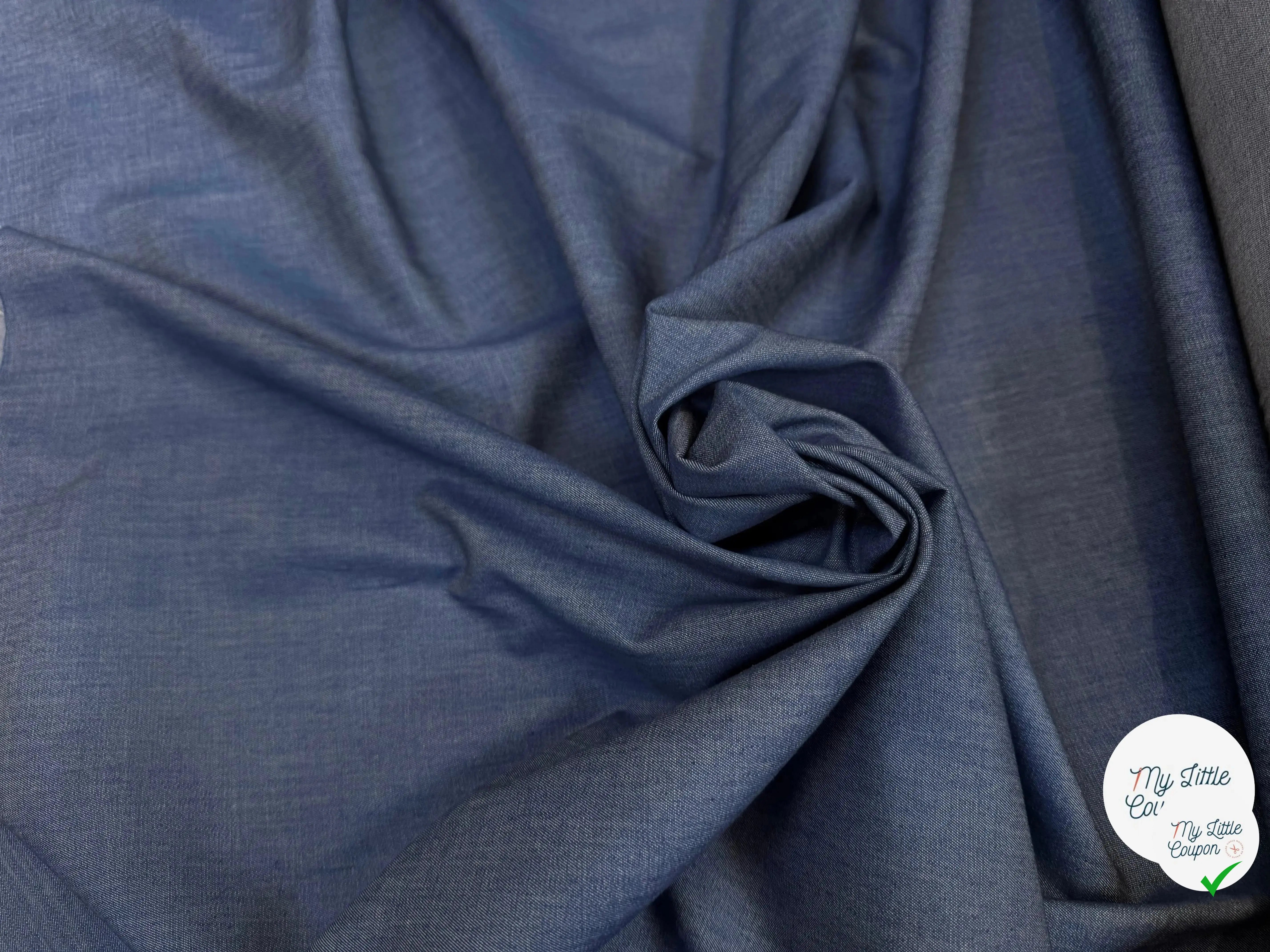 JEAN CHAMBRAY LAVÉ UNI 4806/7 - My Little Coupon