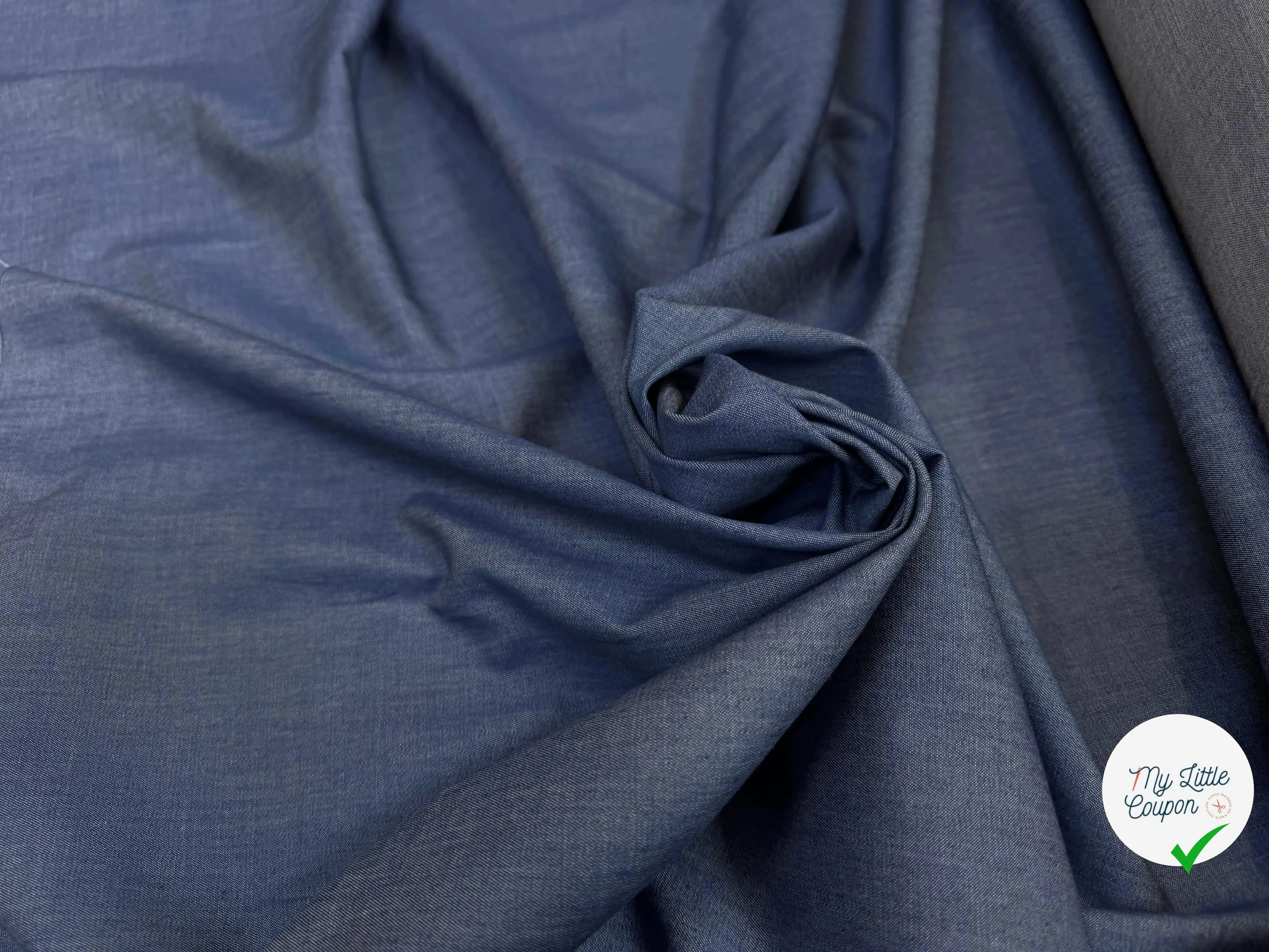 JEAN CHAMBRAY LAVÉ UNI 4806/7 - My Little Coupon