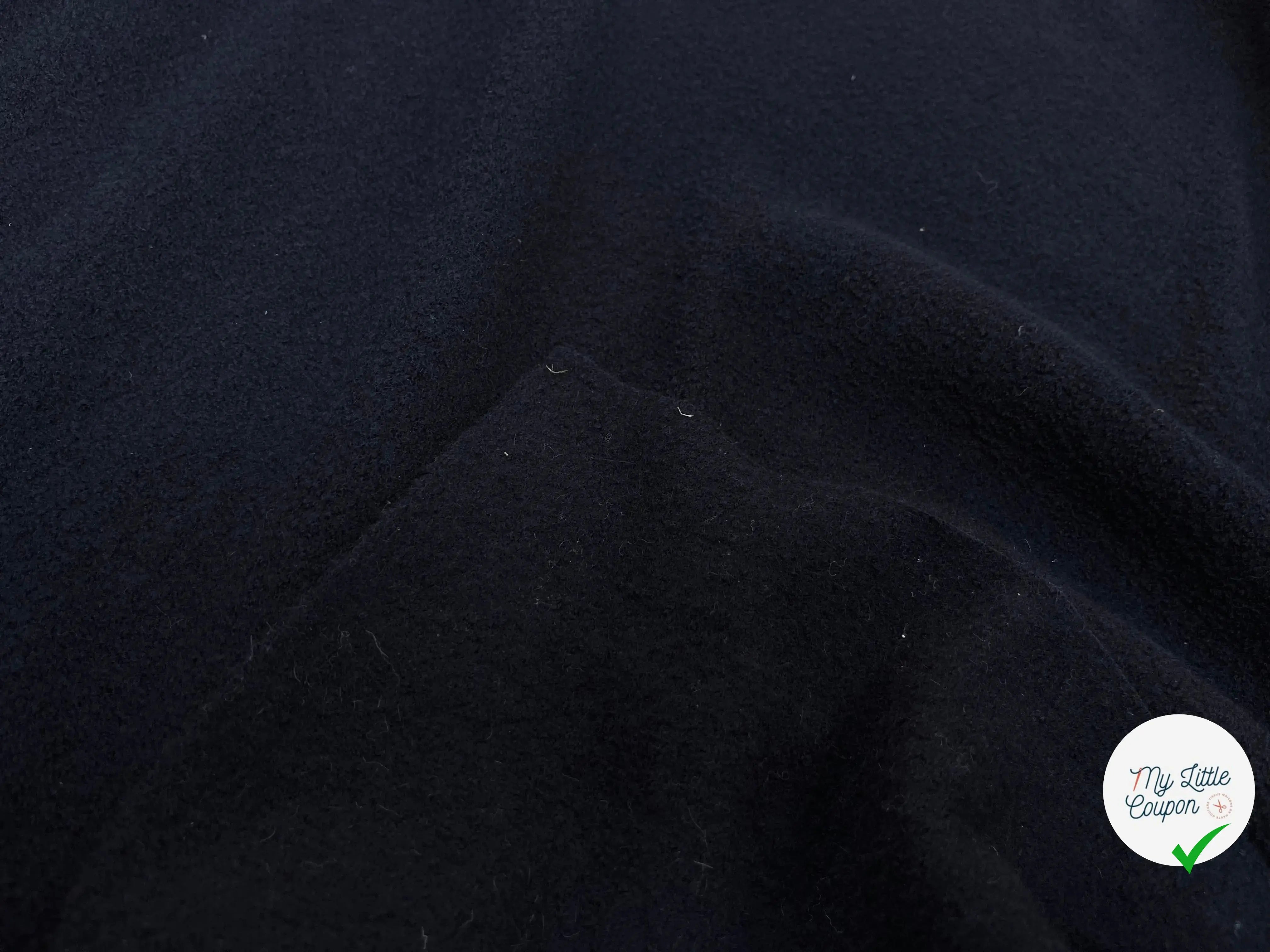 LAINE BOUILLIE BLEU MARINE STRETCH - My Little Coupon