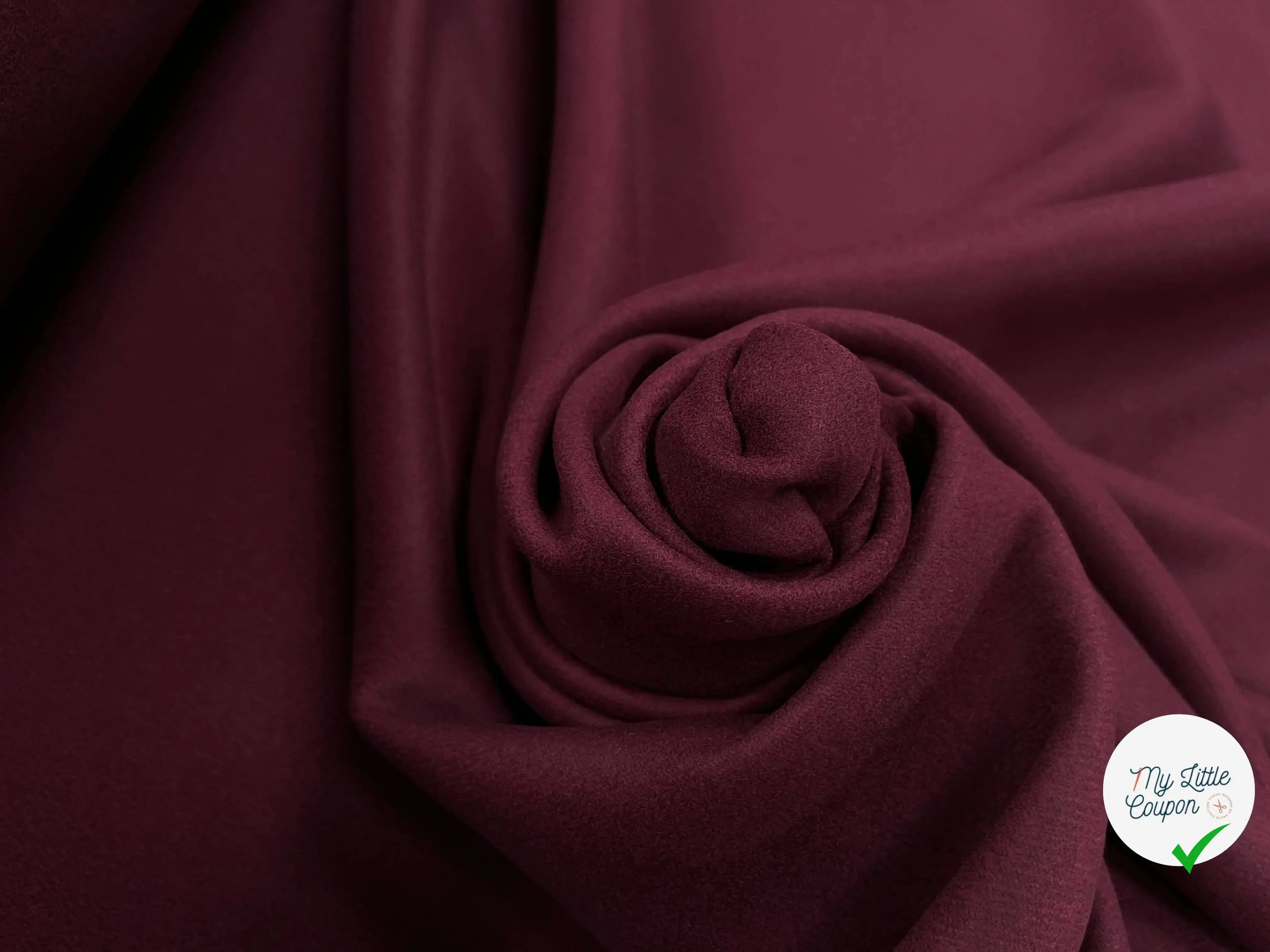 LAINE CABAN CHOCOLAT BURGUNDY STRIÉ - My Little Coupon