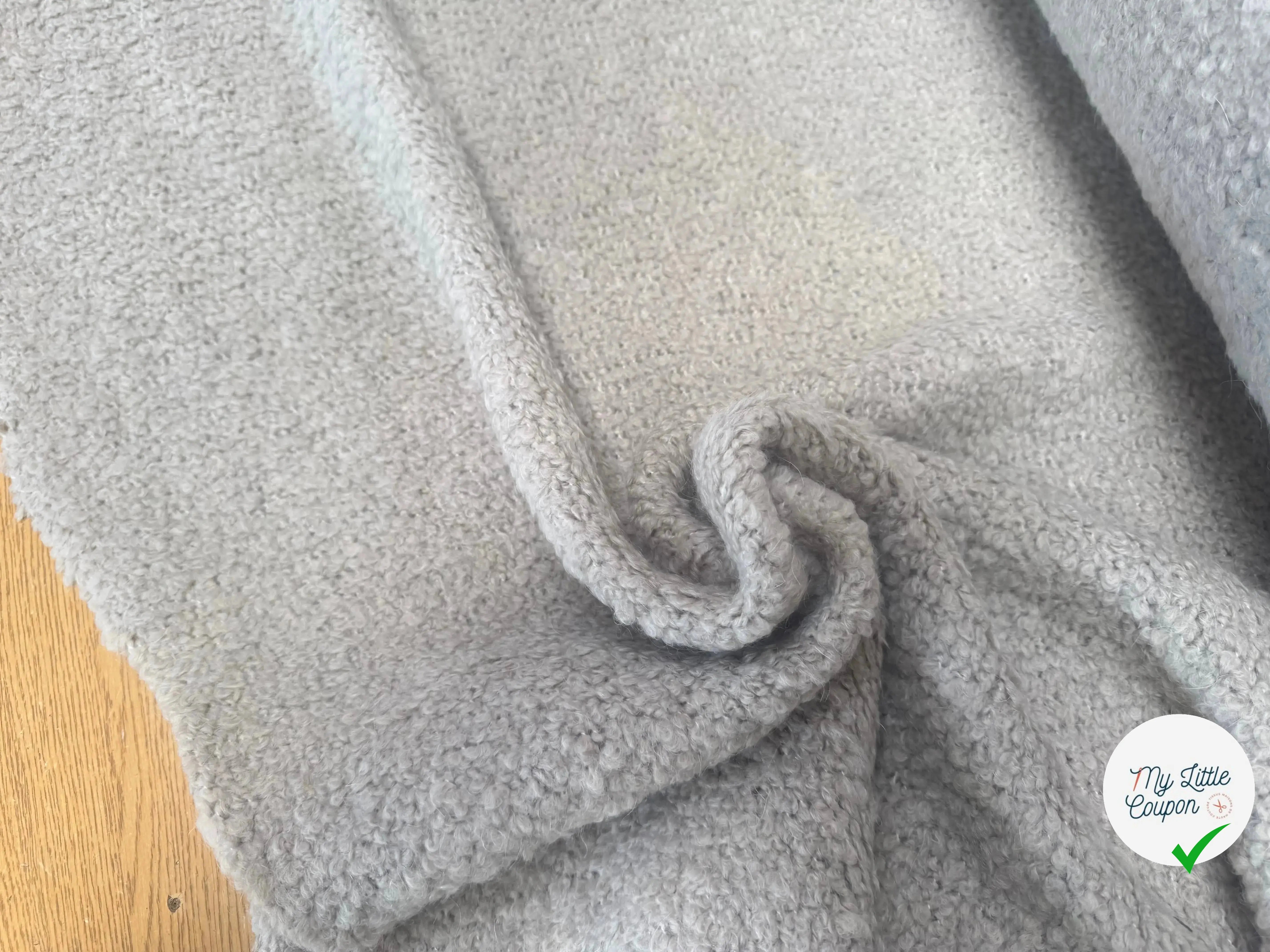 TWEED BOUCLETTE BEIGE STRETCH - My Little Coupon