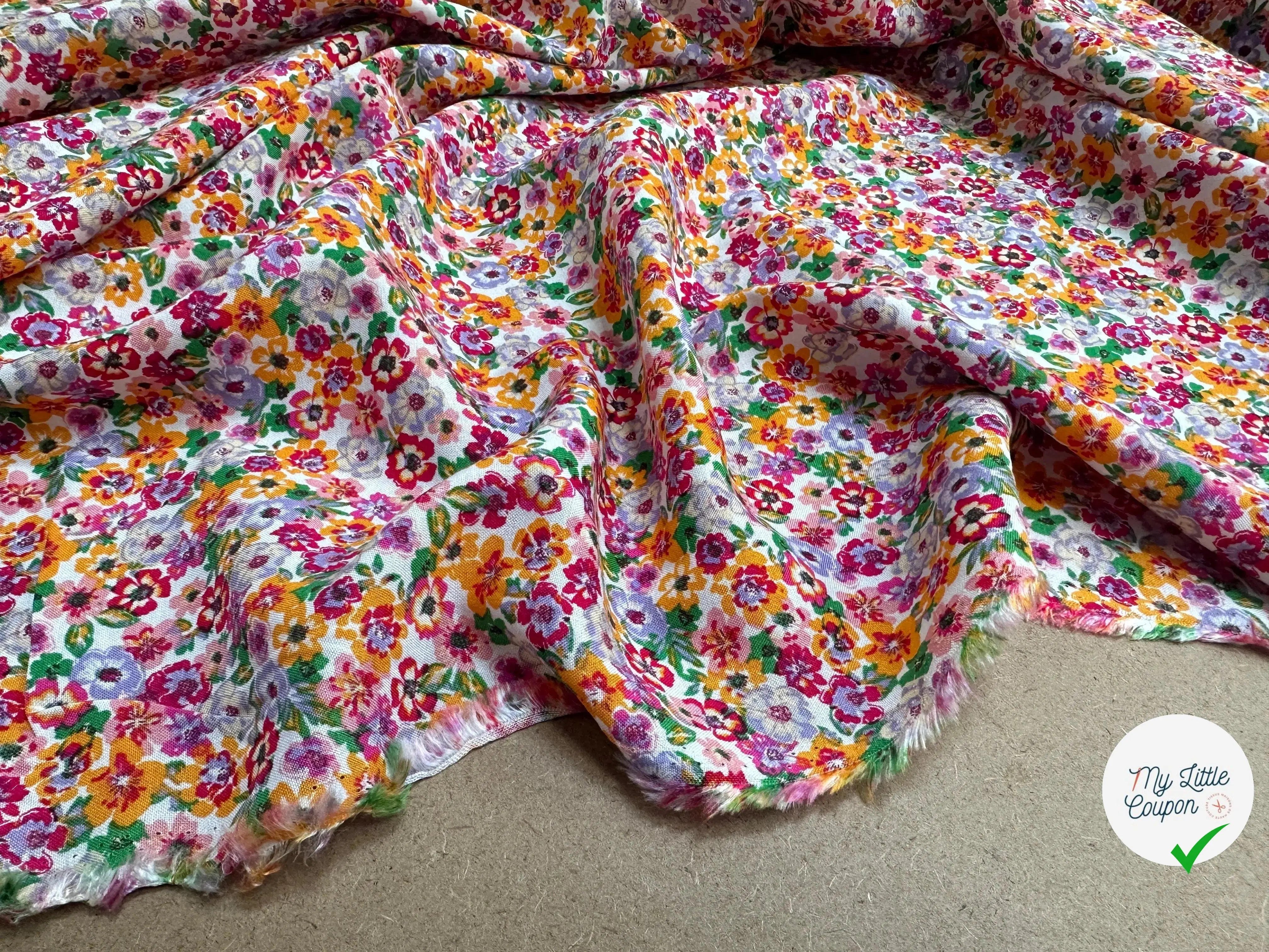 VISCOSE IDYLLE PRUNE OEKO-TEX - My Little Coupon