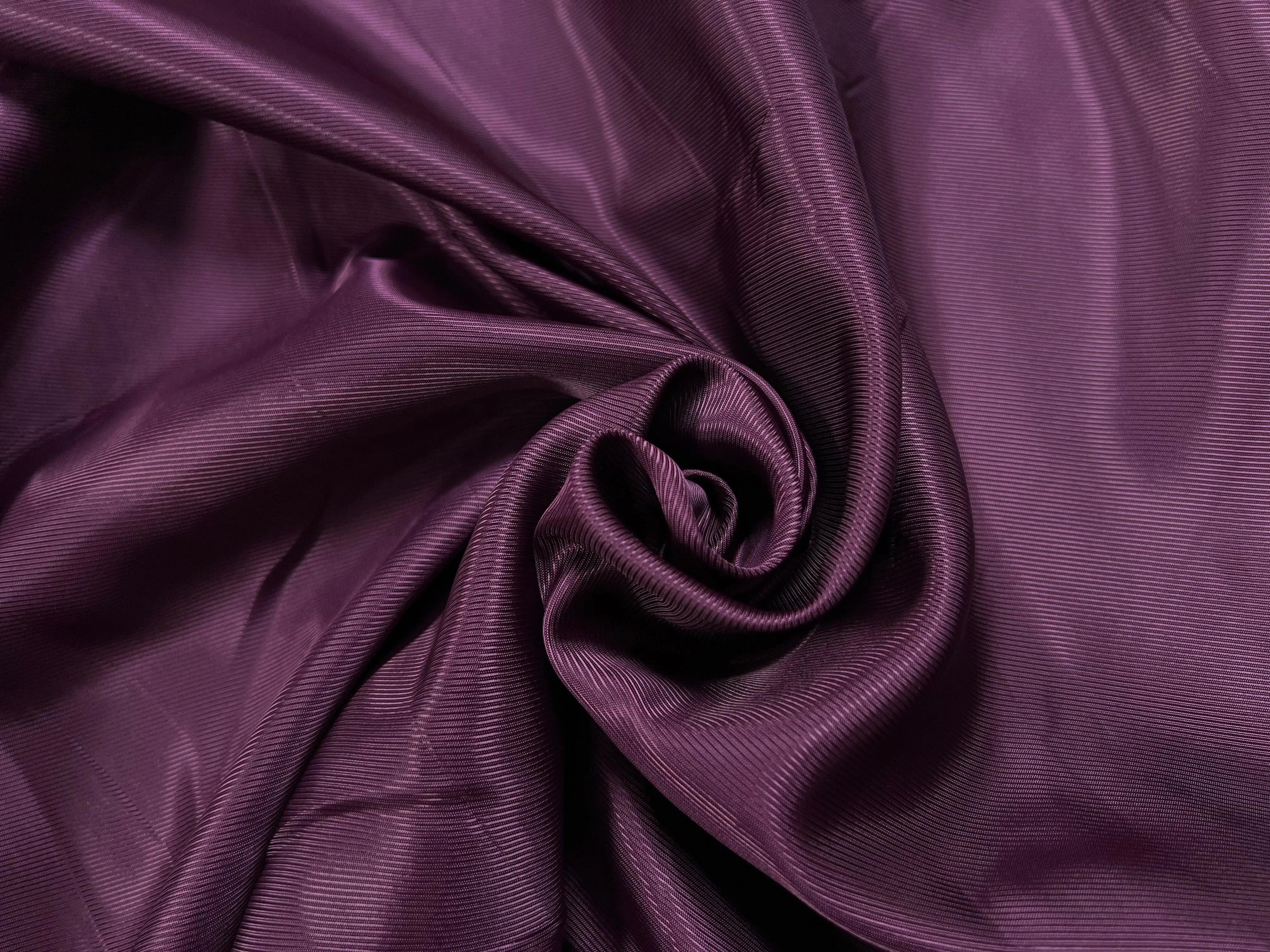 SATIN VISCOSE PRUNE - coupon de tissu de 3 mètres - My Little Coupon - tissu - coudre