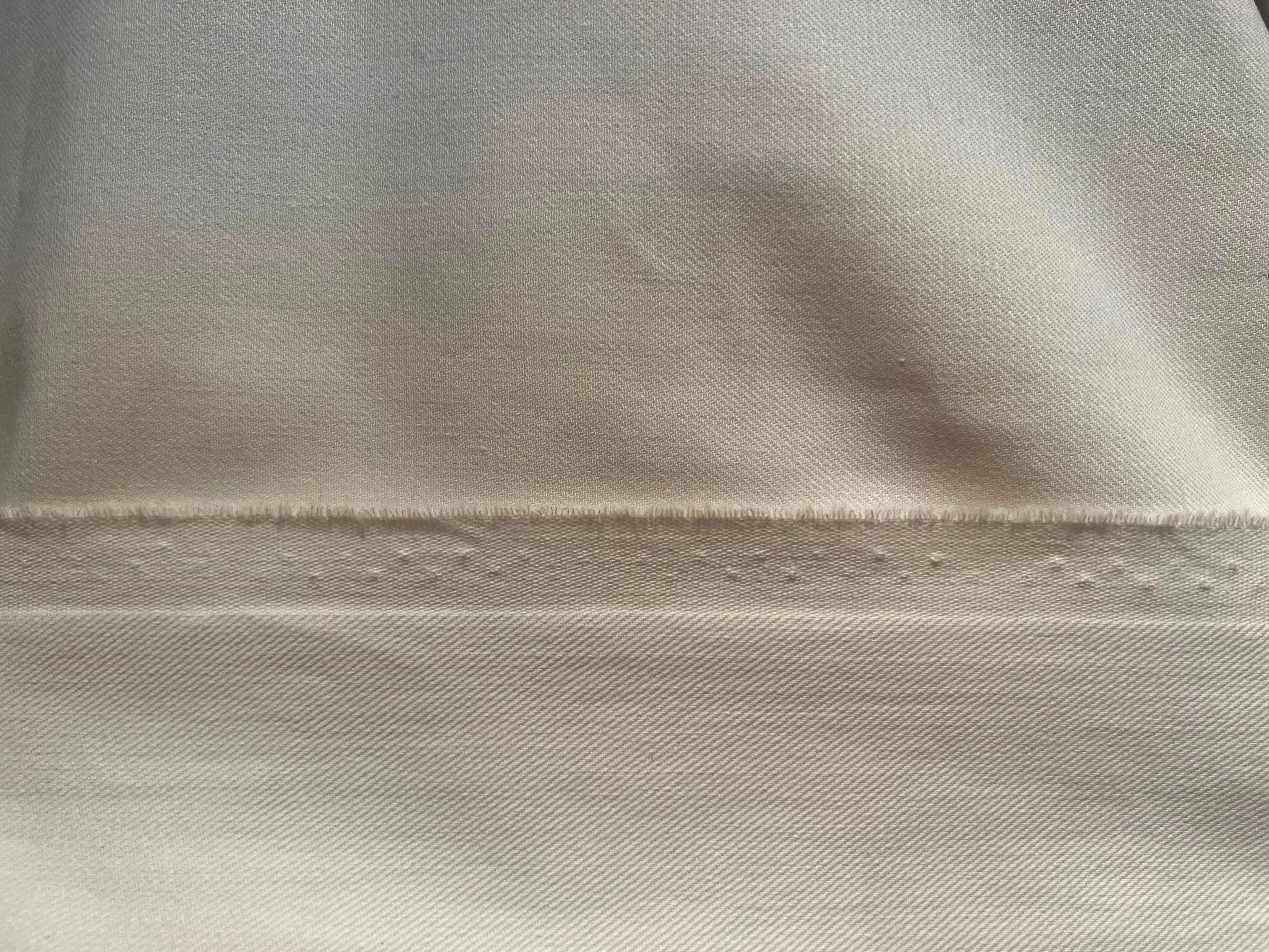 TOILE JEAN EXTENSIBLE COLORI ÉCRU MADE IN GREEN DENIM - My Little Coupon - tissu - coudre