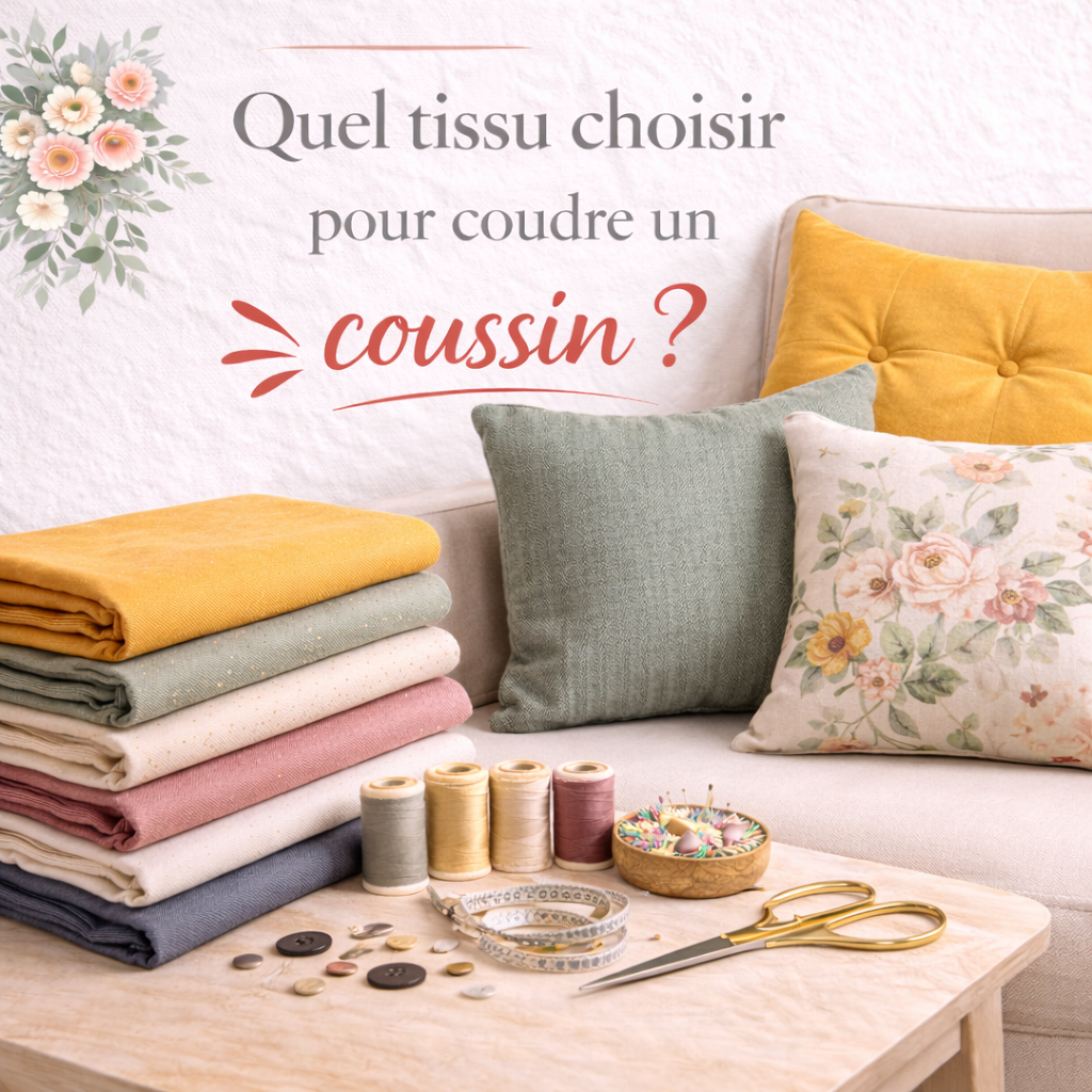 guide choix tissu couture coussin - My Little Coupon