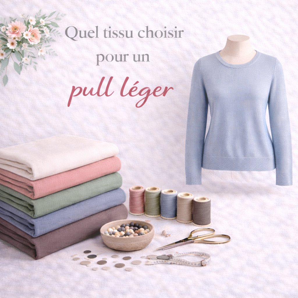 guide choix tissu couture pull léger - My Little Coupon