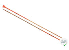 AIGUILLES À TRICOTER EN BOIS DE MANGUIER 40CM ROUGE - My Little Coupon
