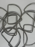 ANNEAUX METAL ARGENTE FORME D - My Little Coupon