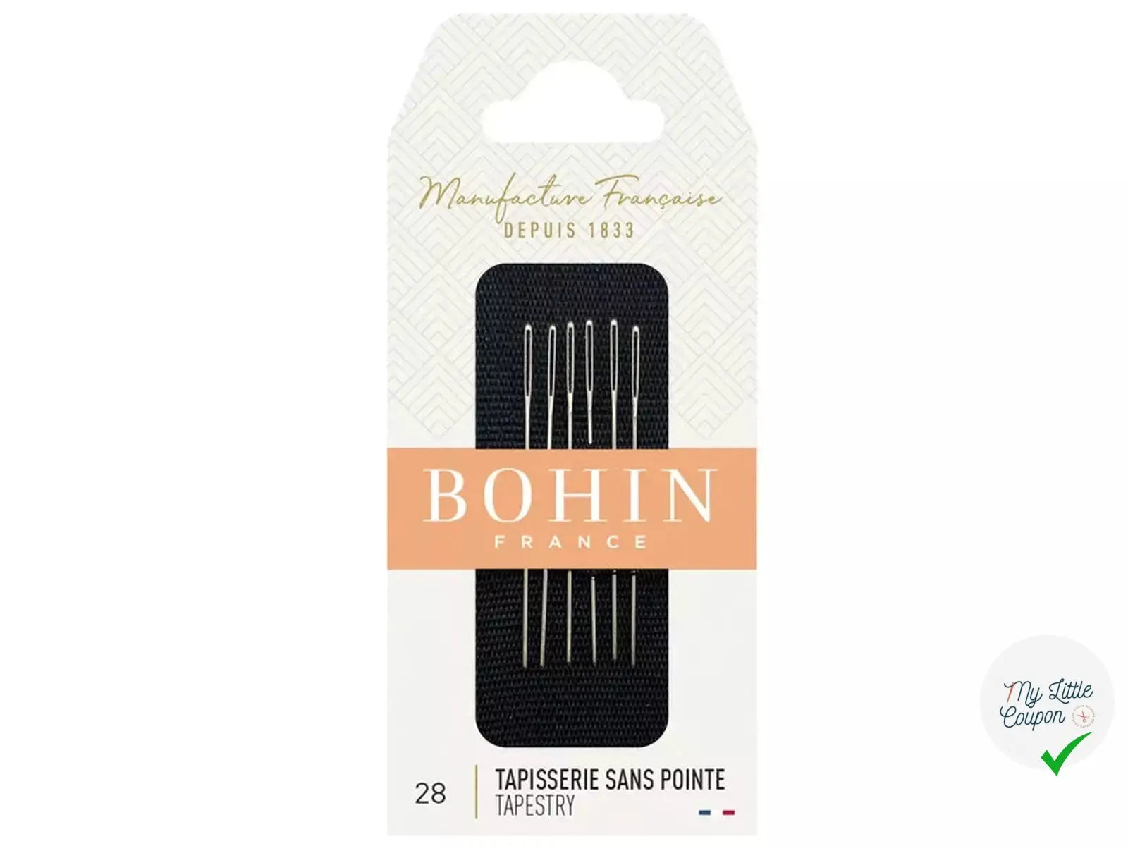 Aiguilles pour point de croix N°28 - My Little Coupon