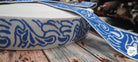 BANDE ÉLASTIQUE TISÉE ABSTRAIT BLEU ROI - My Little Coupon