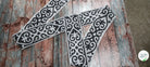 BANDE ÉLASTIQUE TISÉE BAROQUE NOIR - My Little Coupon