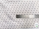 BATISTE DE COTON BLANC MOTIF ANCRES - My Little Coupon